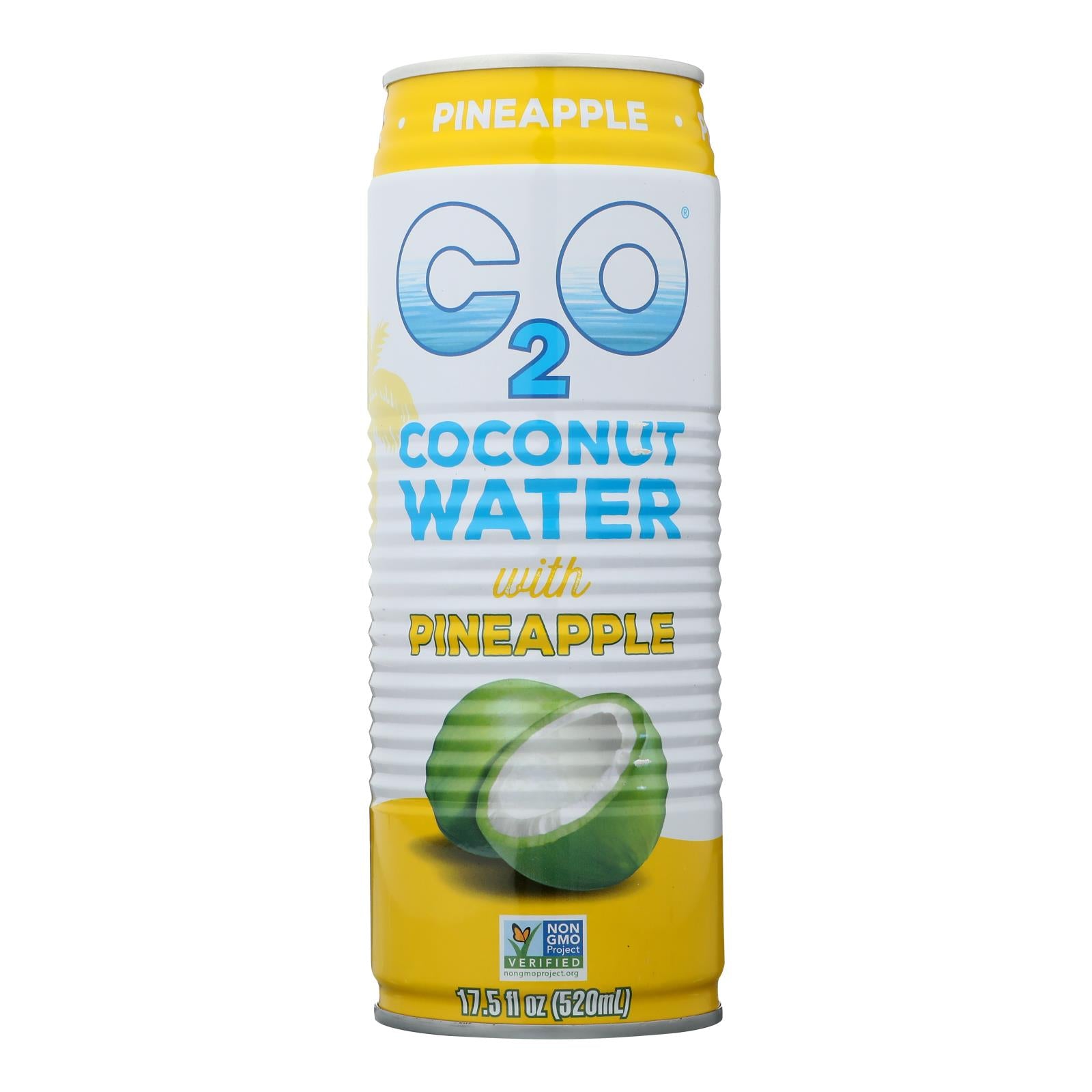 C2o Coconut Water With Pineapple Juice And Coconut Pulp Case Of 12