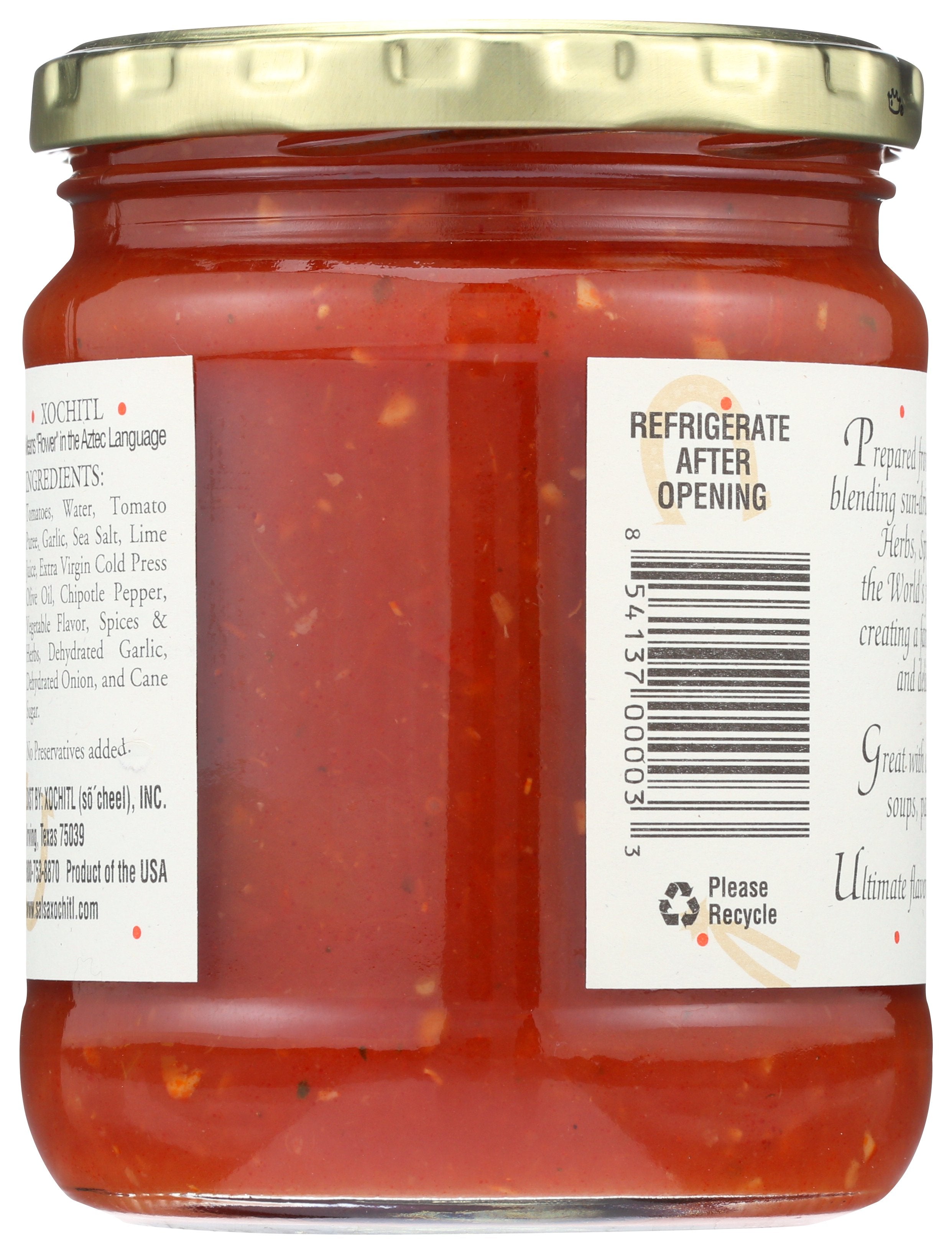 XOCHITL SALSA CHIPOTLE MED - Case of 6