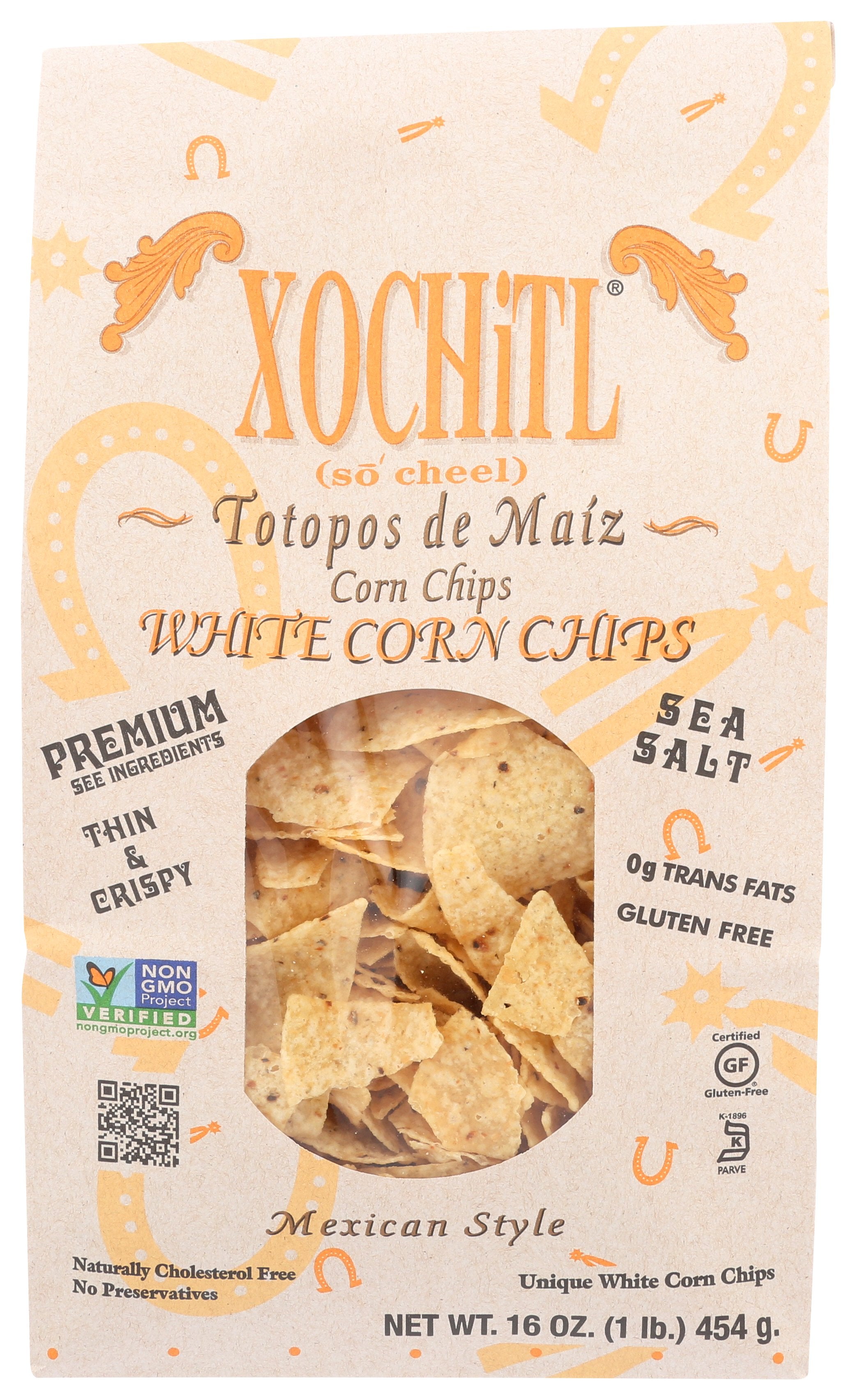 XOCHITL CHIP CORN WHITE ORG - Case of 9