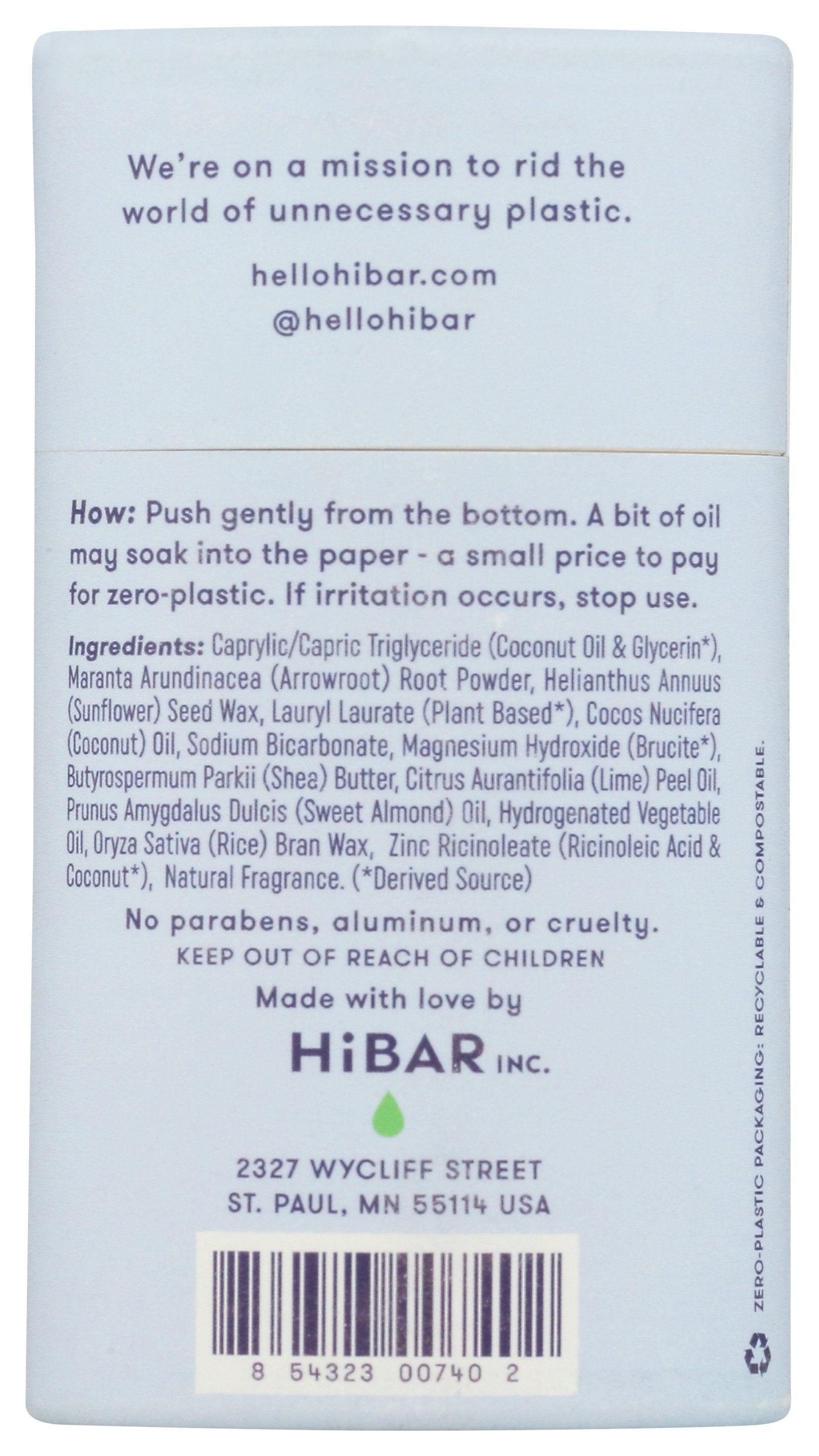 HIBAR DEODORANT FRSH RN CCUMBR