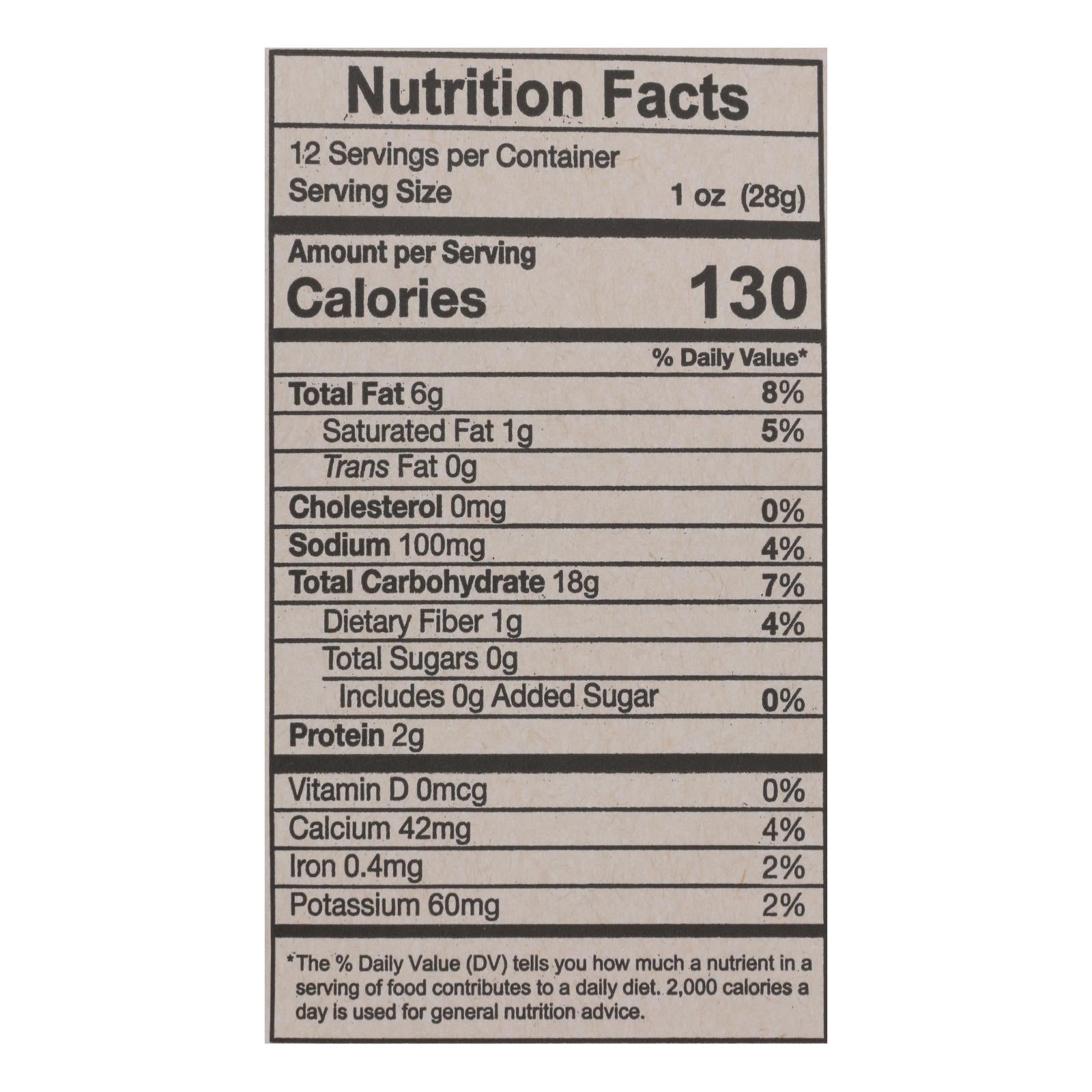 Mi Nina's White Corn Tortilla Chips With Sea Salt - Case of 9 - 12 OZ