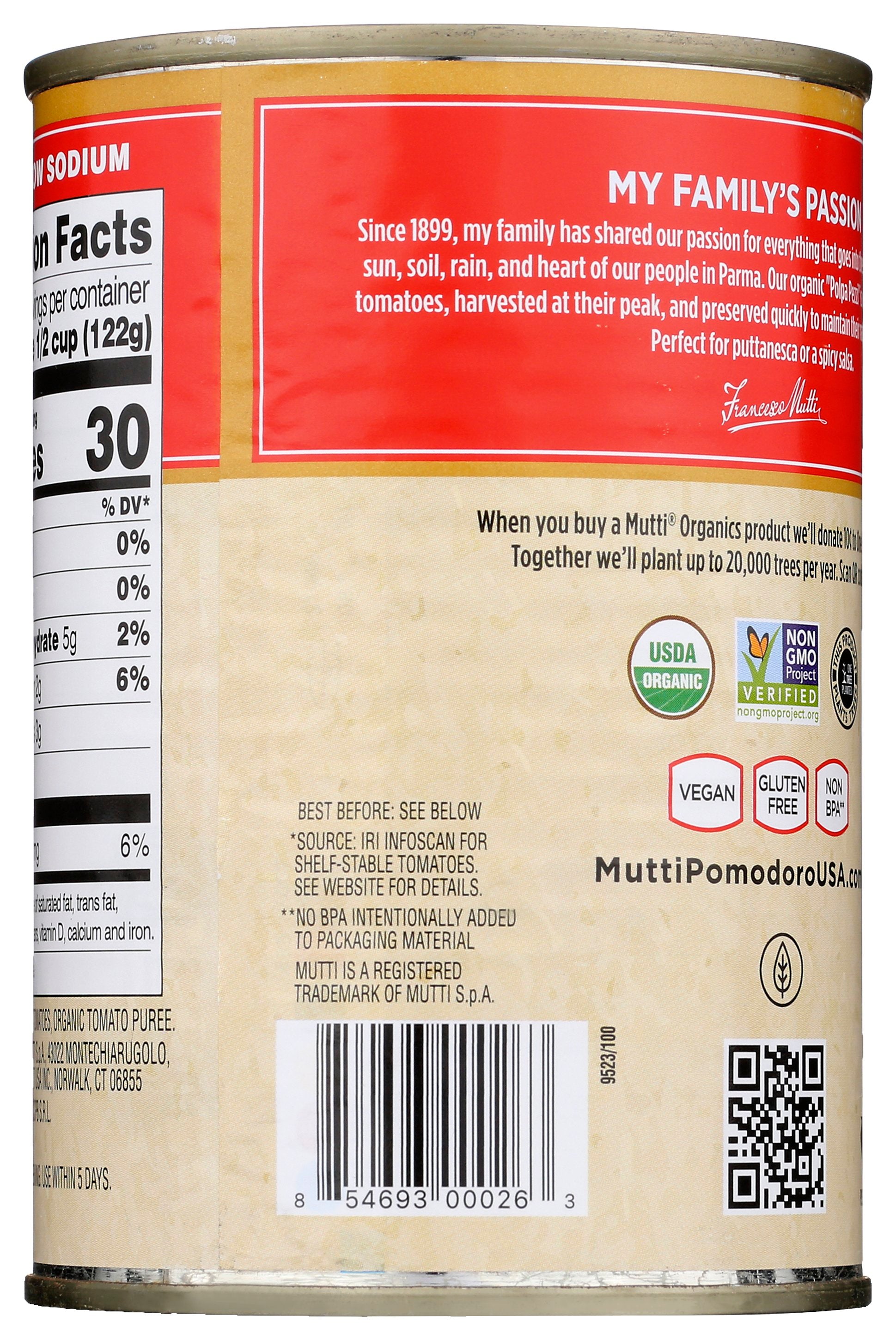 MUTTI TOMATOES DICED - Case of 6