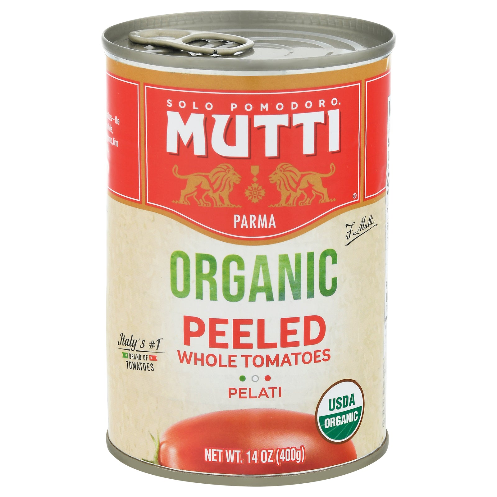 Mutti - Tomatoes Og2 Whole Peeled - CS of 6-14 OZ