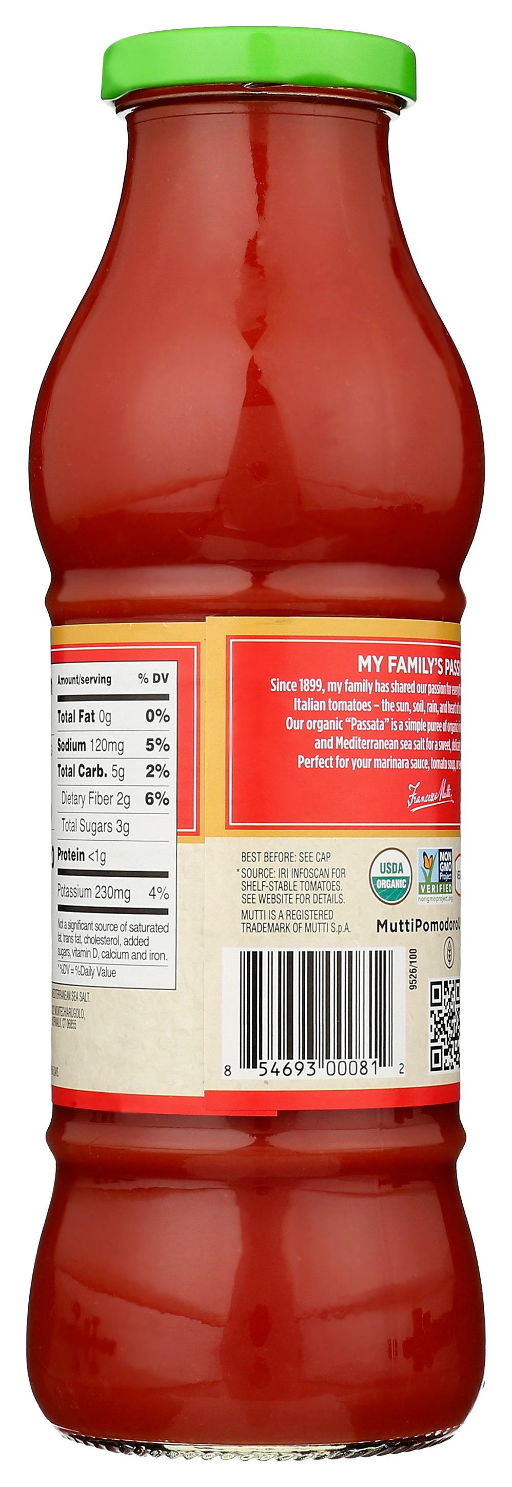 MUTTI PUREE TOMATO - Case of 6