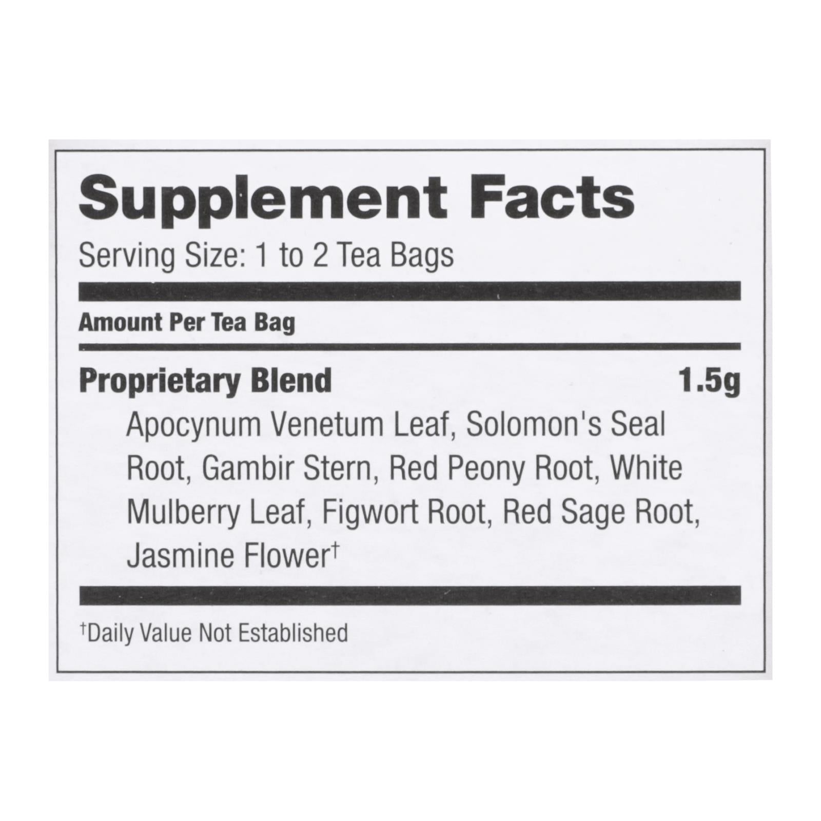 Bravo Teas And Herbs - Tea - Blood Pressure - 20 Bag