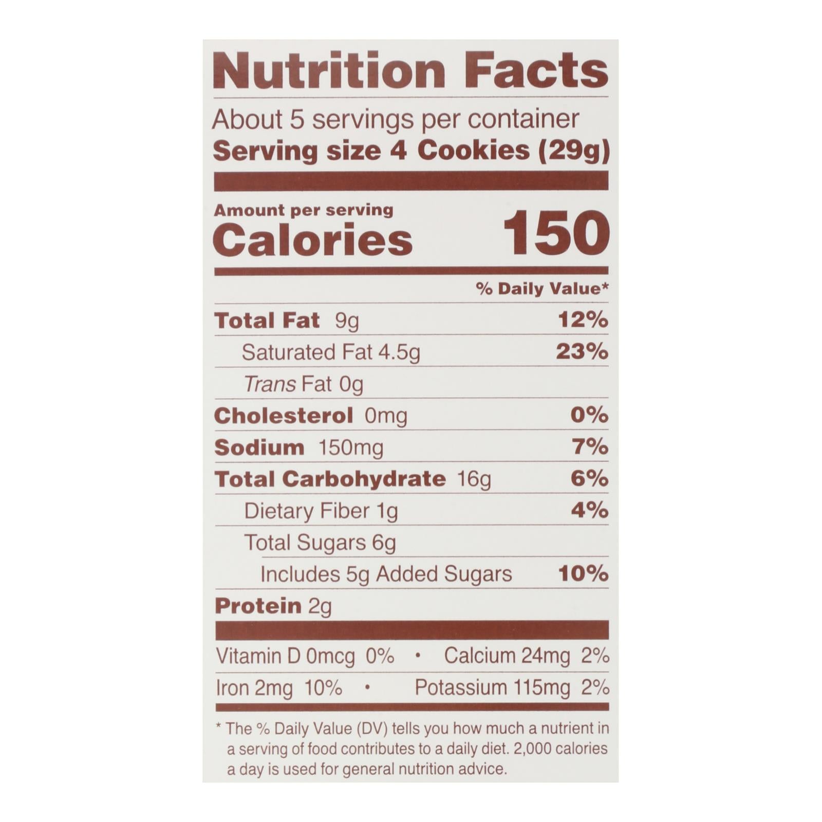 Simple Mills Cookies - Crunchy Toasted Pecan - Case Of 6 - 5.5 Oz