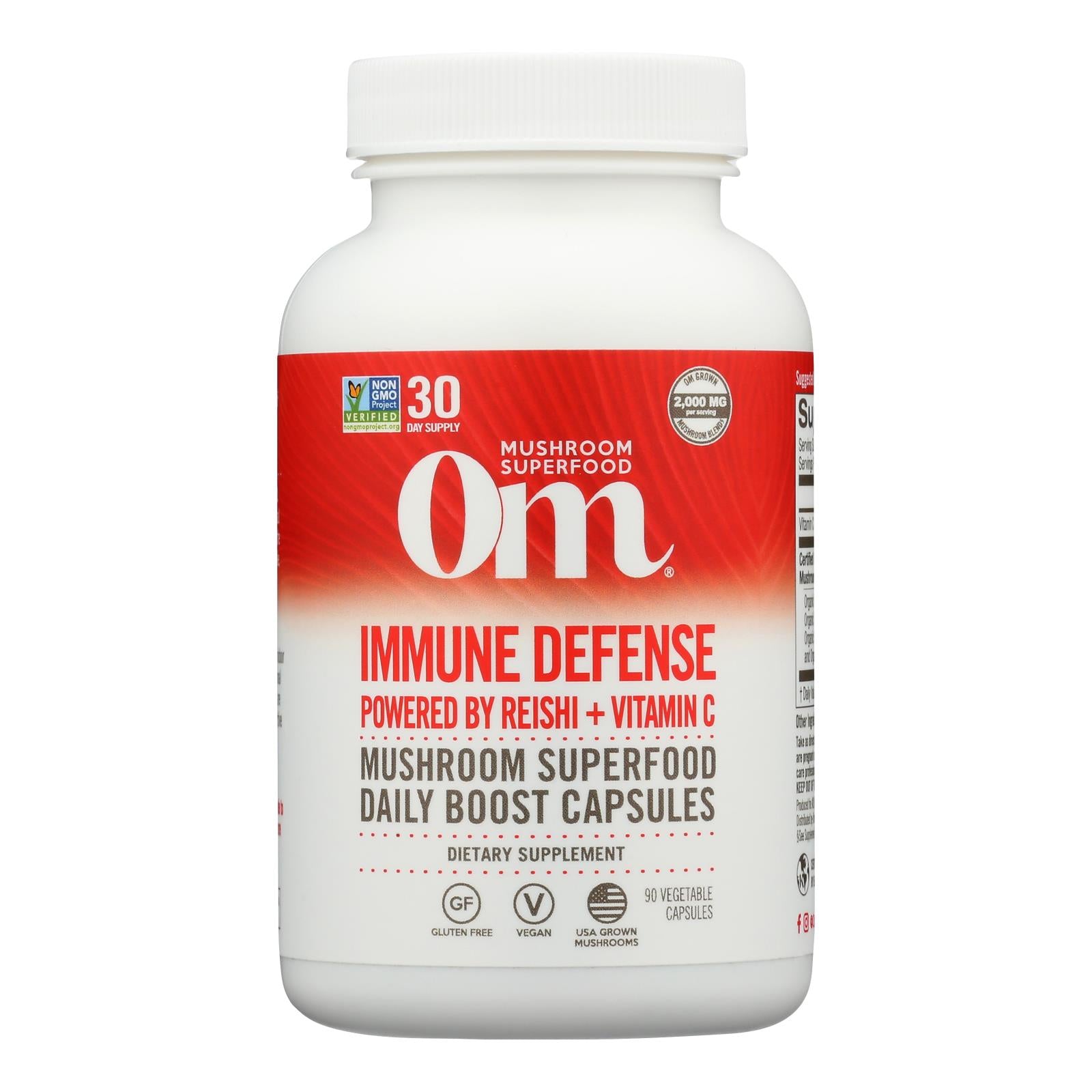 Organic Mushroom Nutrition - Immn Dfns Mush Sprfd - 1 Each - 90 Vcap