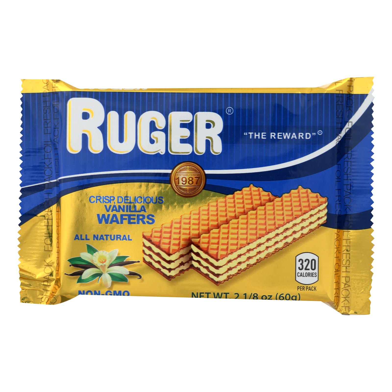 Ruger Vanilla Wafers - Case Of 12 - 2.125 Oz