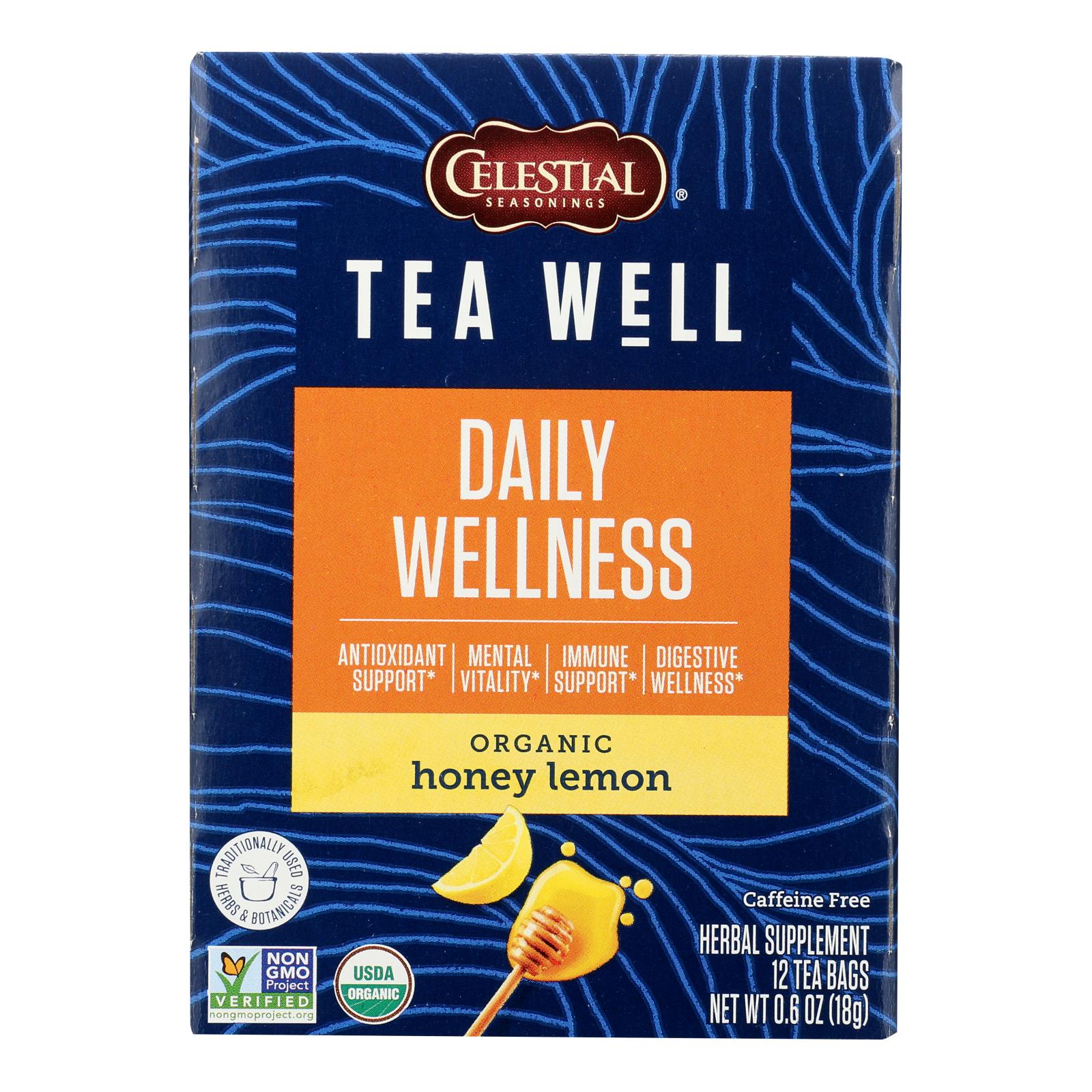 Teawell - Tea Honey Lemon - Case of 6-12 CT