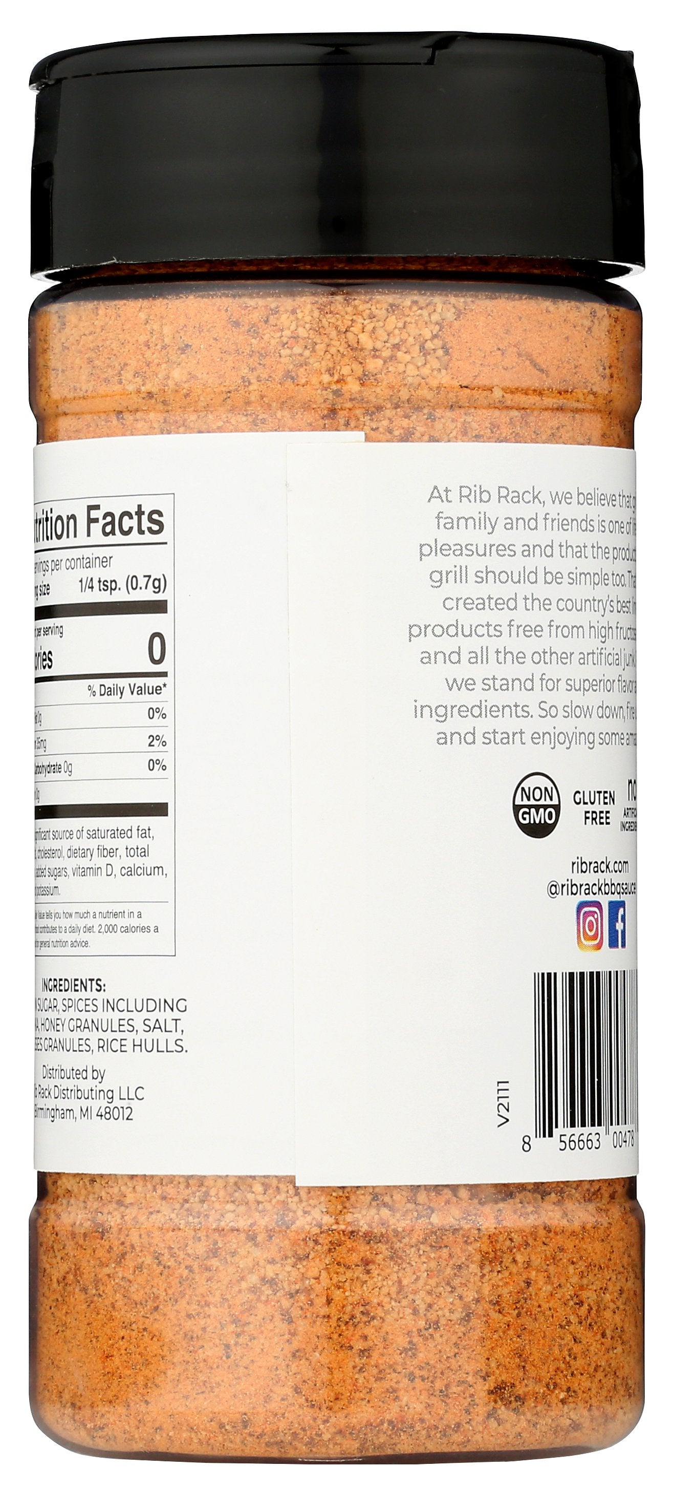 RIB RACK RUB HOT HONEY SPICE - Case of 6
