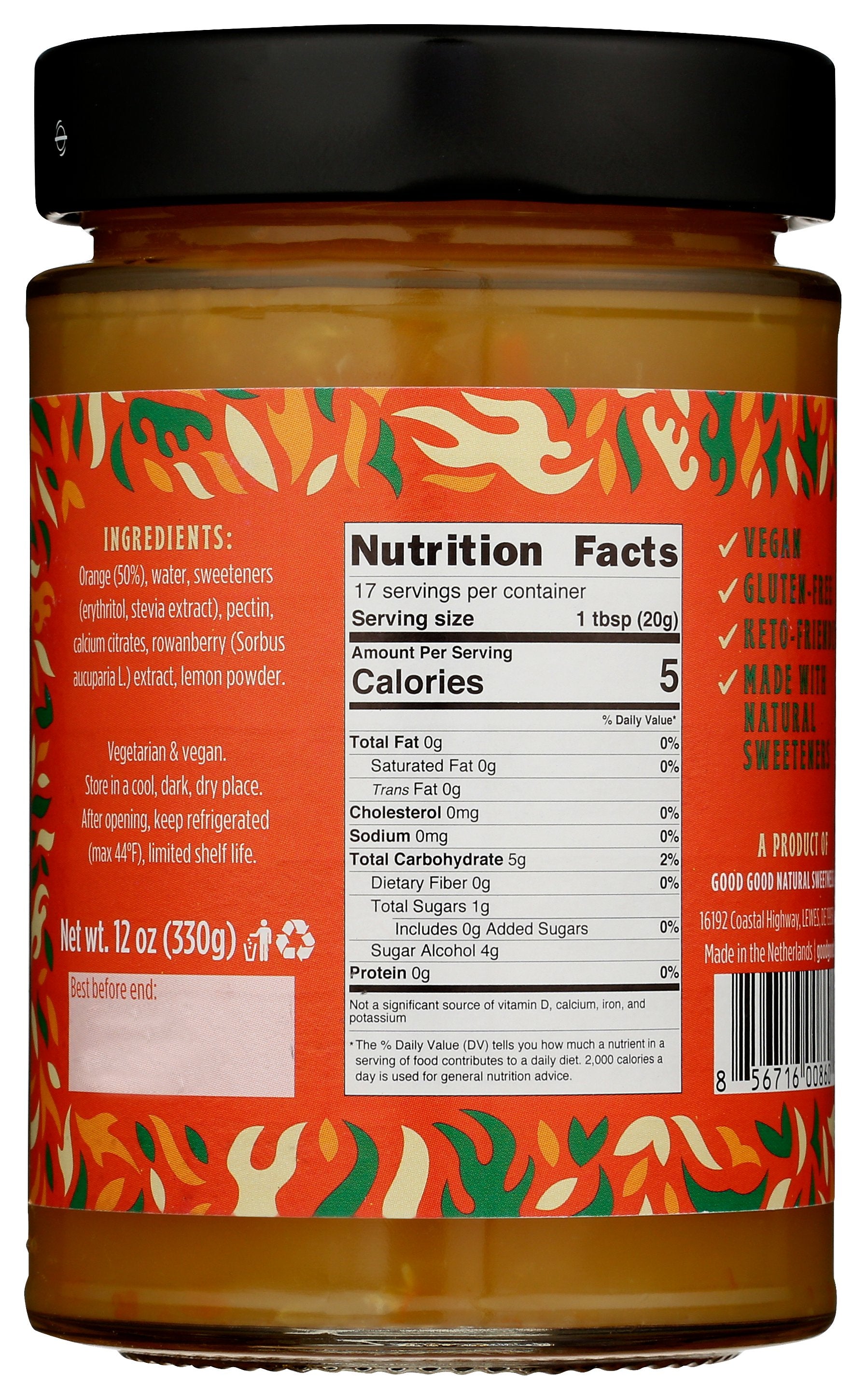 GOOD GOOD MARMALADE ORANGE - Case of 6