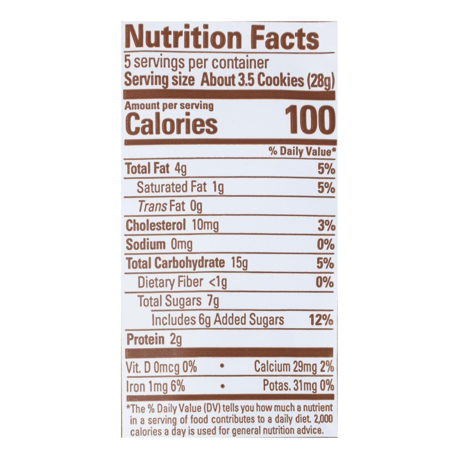 Cooper Street - Ckies Cinnamon Chocolate Chip - Case Of 6 - 5 Oz