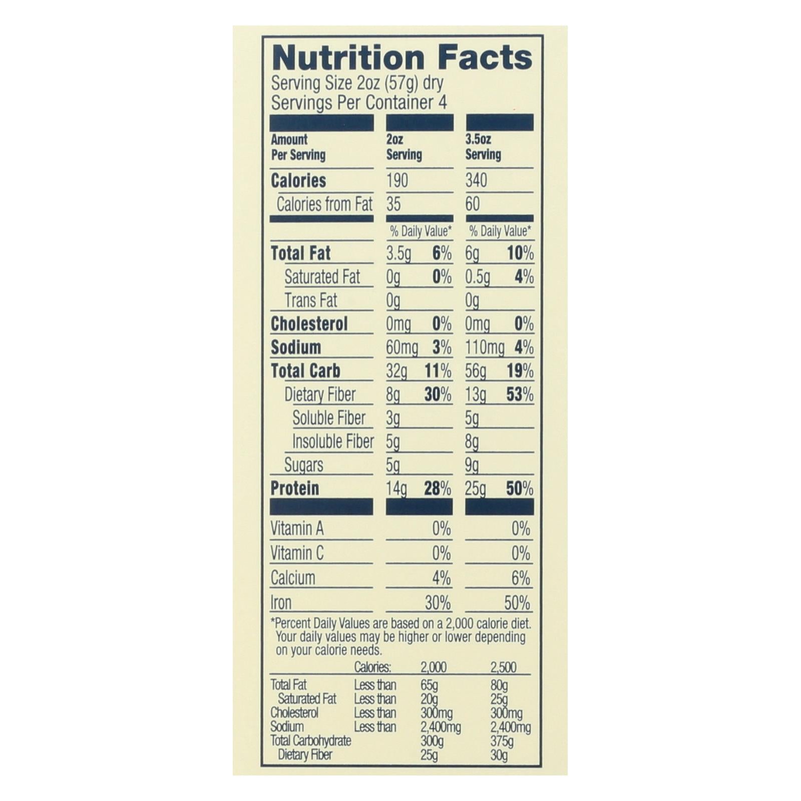 Banza Rigatoni Chickpea Pasta - Case Of 6 - 8 Oz