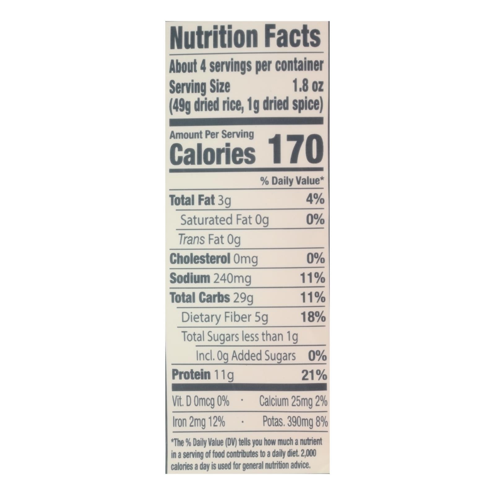 Banza - Rice Gar Olv Oil Chickpea - Case Of 6-7 Oz