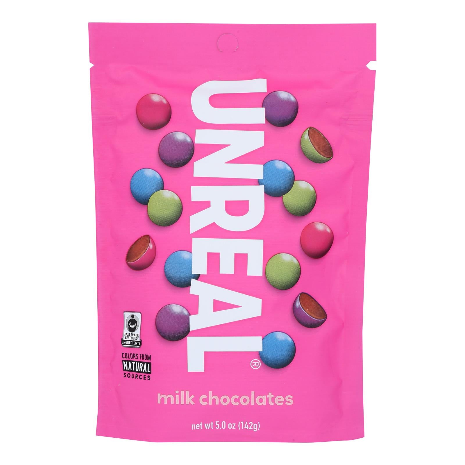 Unreal - Chocolate Gems - Milk Chocolate Gems - Case of 6 - 5 oz.