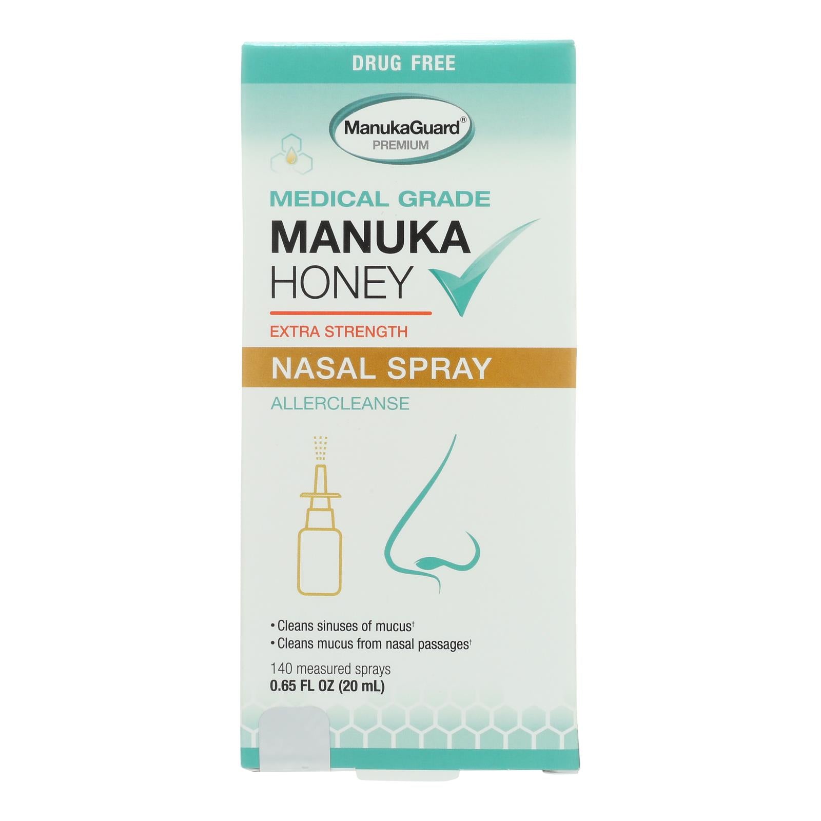 Manukaguard - Nasal Spray Allercleanse - 1 Each-.65 FZ