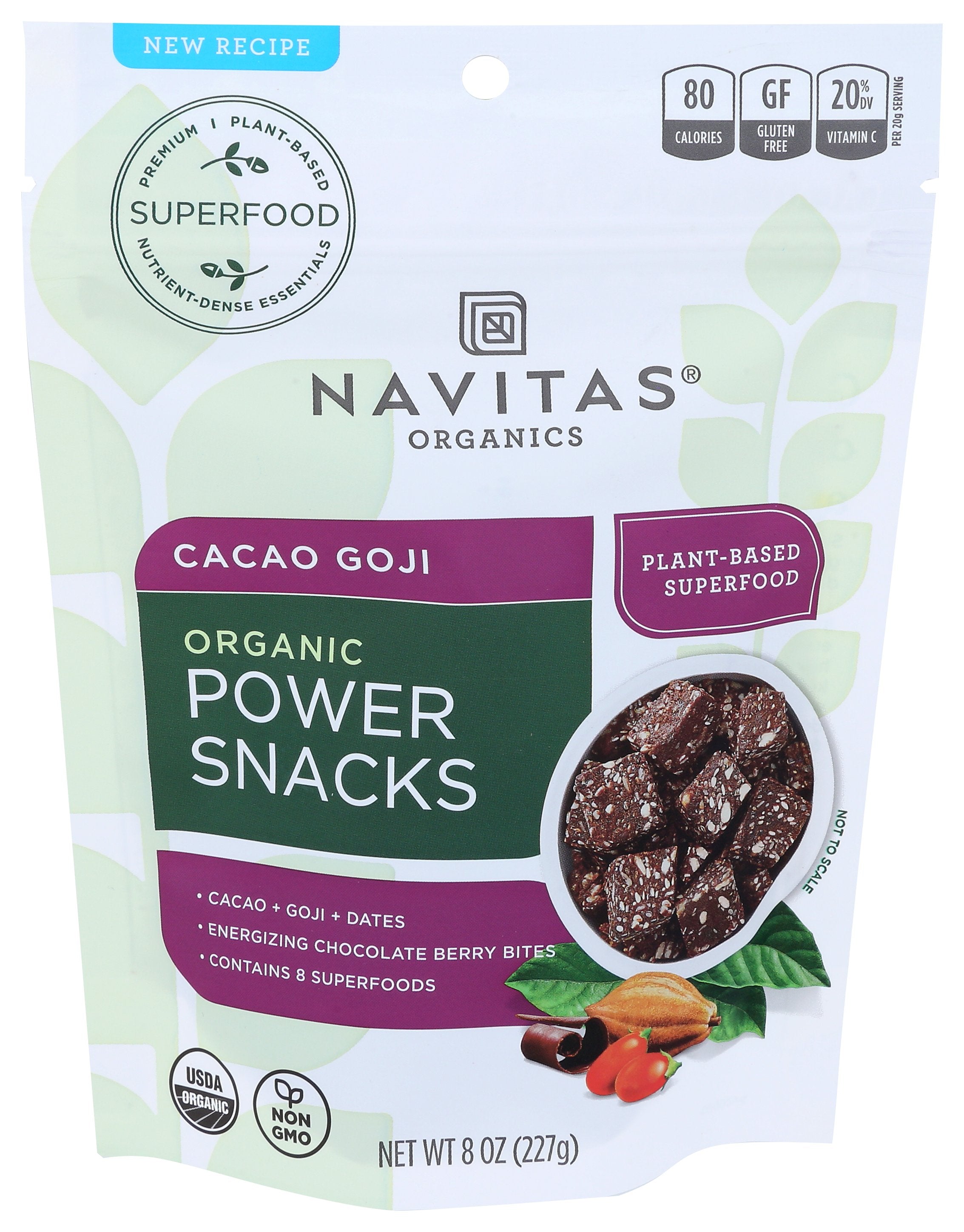 NAVITAS POWER SNACK CACAO GOJI