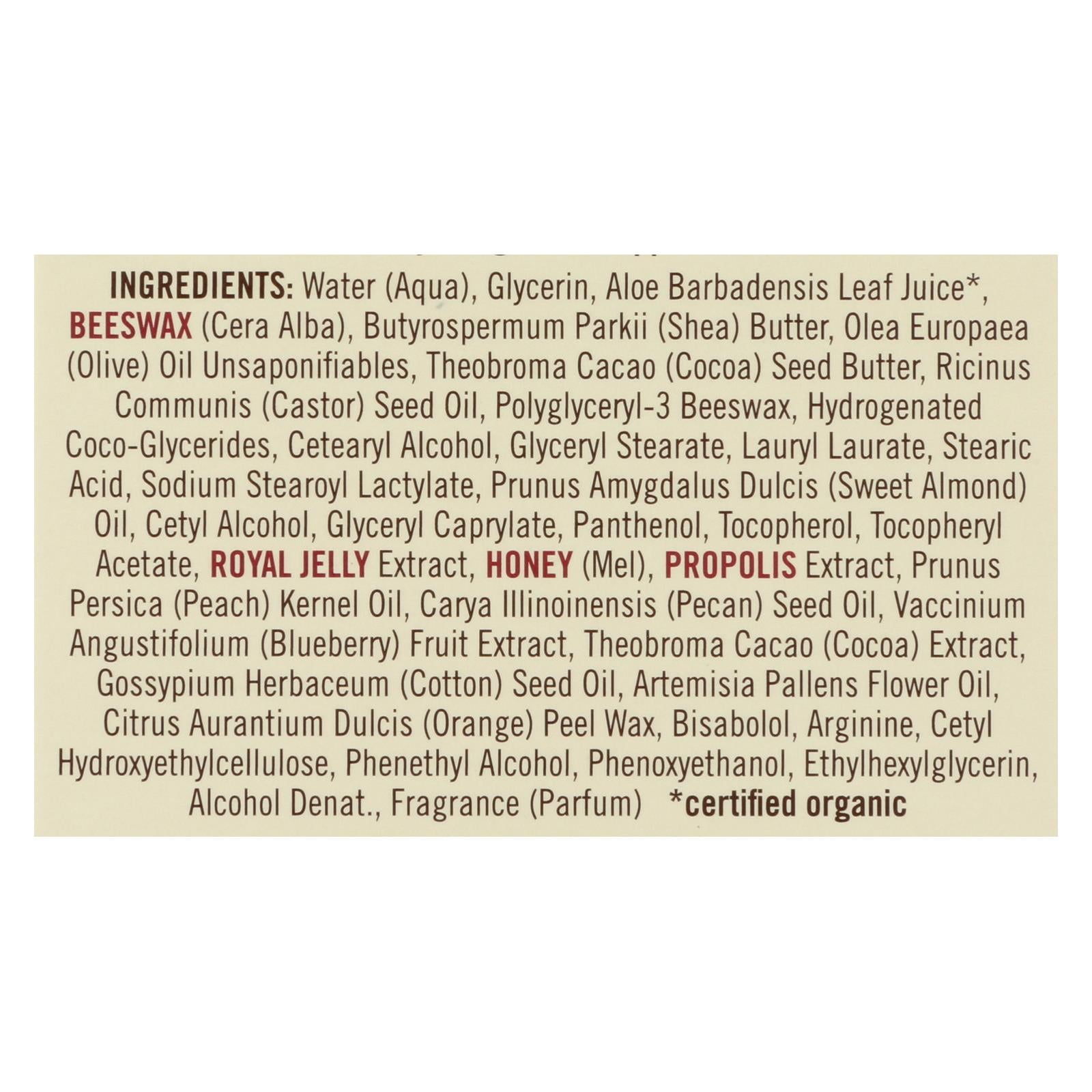 Savannah Bee Hand Cream - Beeswax - Case of 6 - 3.4 fl oz