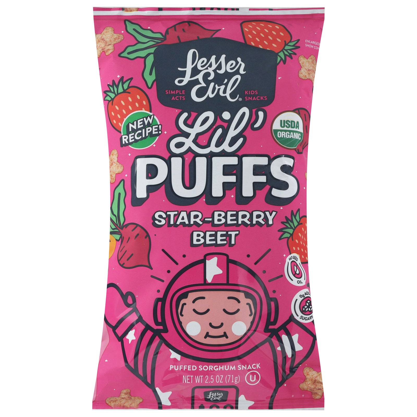 Lesser Evil - Lil Puff Og2 Star Berry - CS of 5-2.5 OZ