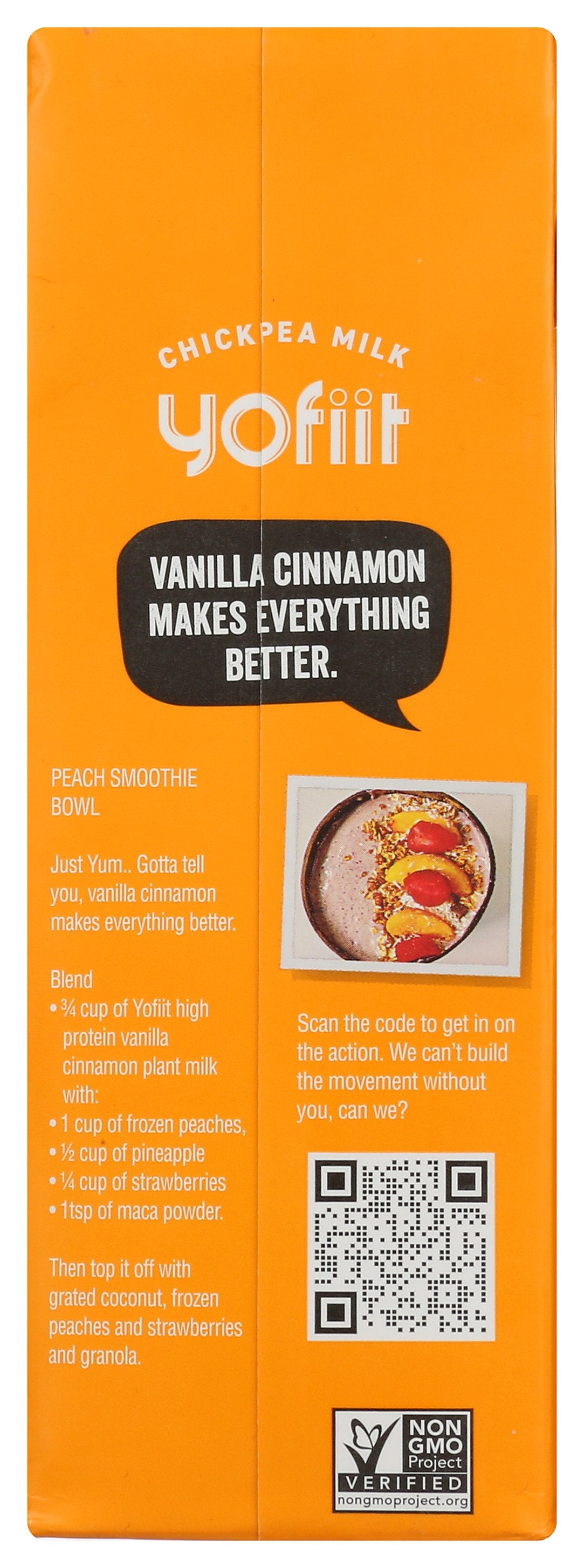 YOFIIT CHICKPEA MILK VAN CINN - Case of 12