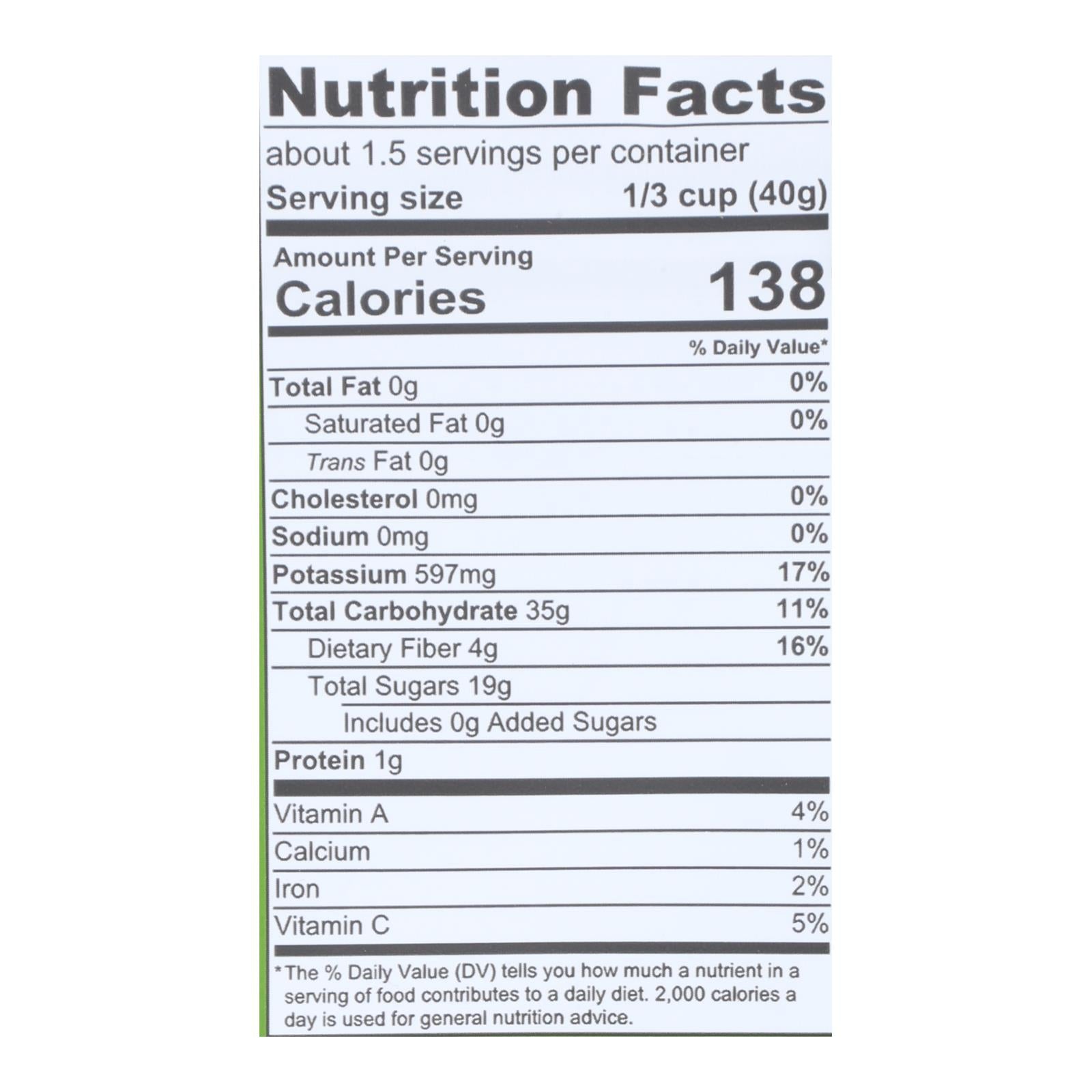 Mavuno Harvest Organic Gluten - Free Dried Banana - Case Of 6 - 2 Oz.