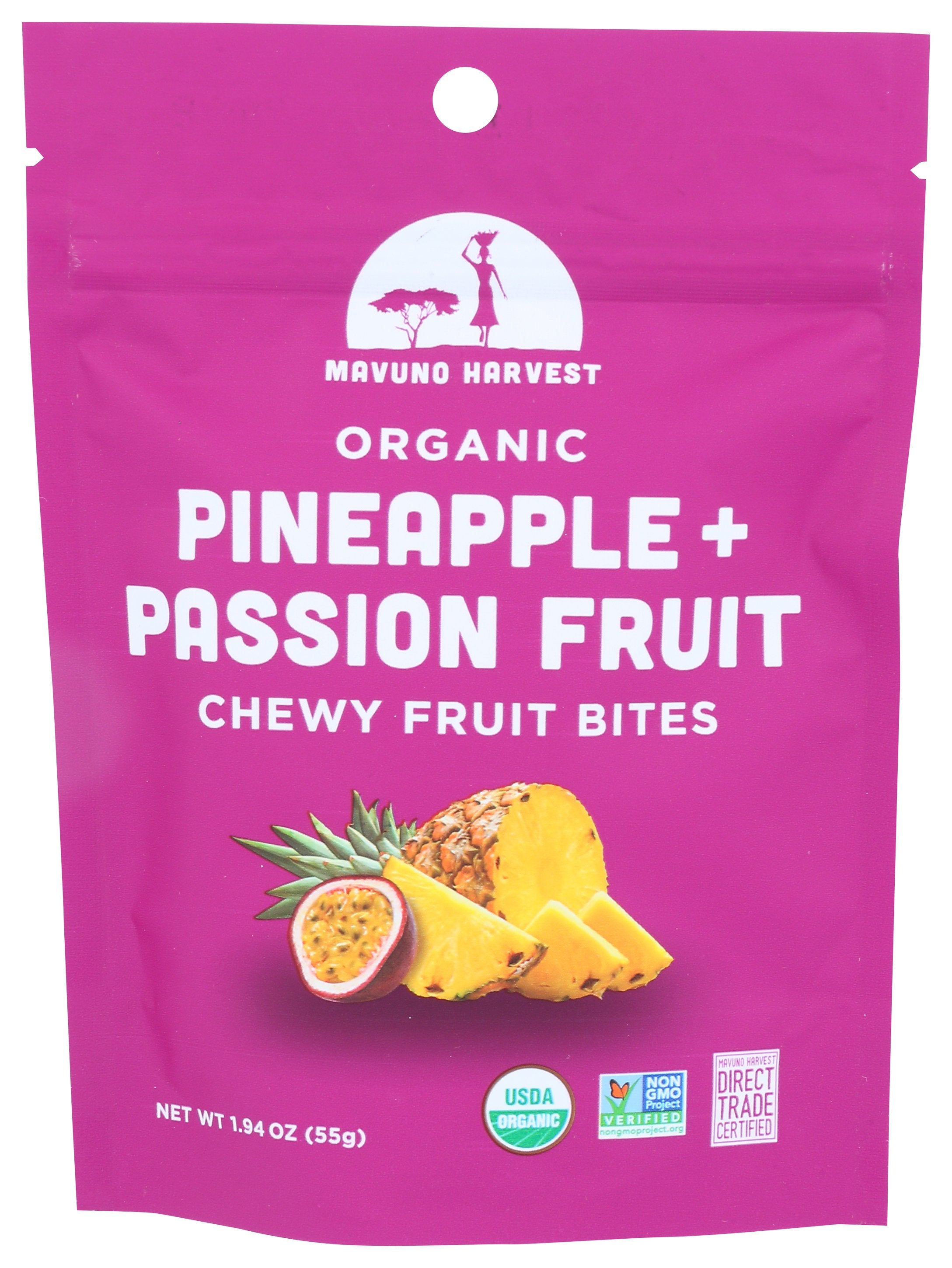 MAVUNO HARVEST BITE FRUIT PNAPLE PSN FRT - Case of 8