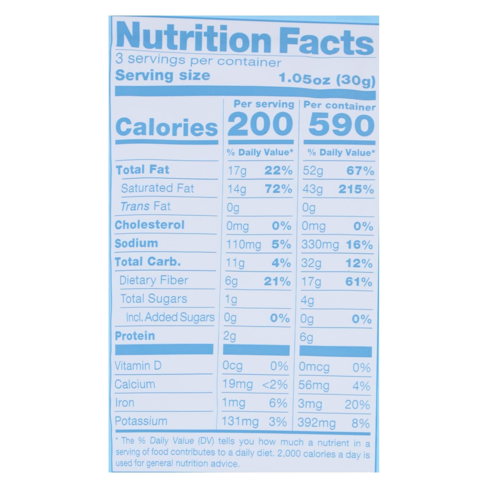 Dang - Toasted Coconut Chips - Lightly Salted - Case Of 12 - 3.17 Oz.