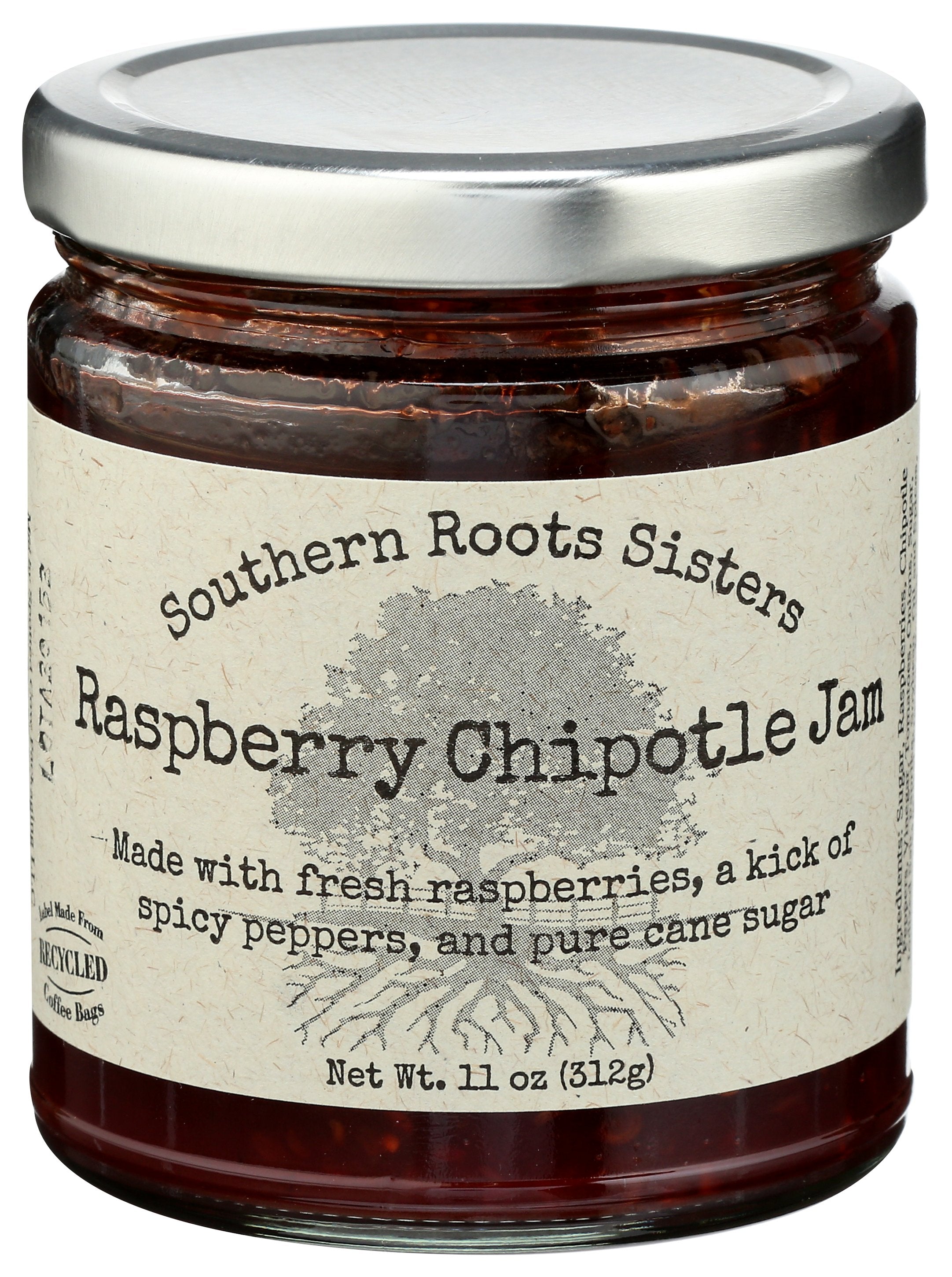 SOUTHERN ROOTS SISTERS JAM RASPBERRY CHIPOTLE - Case of 6