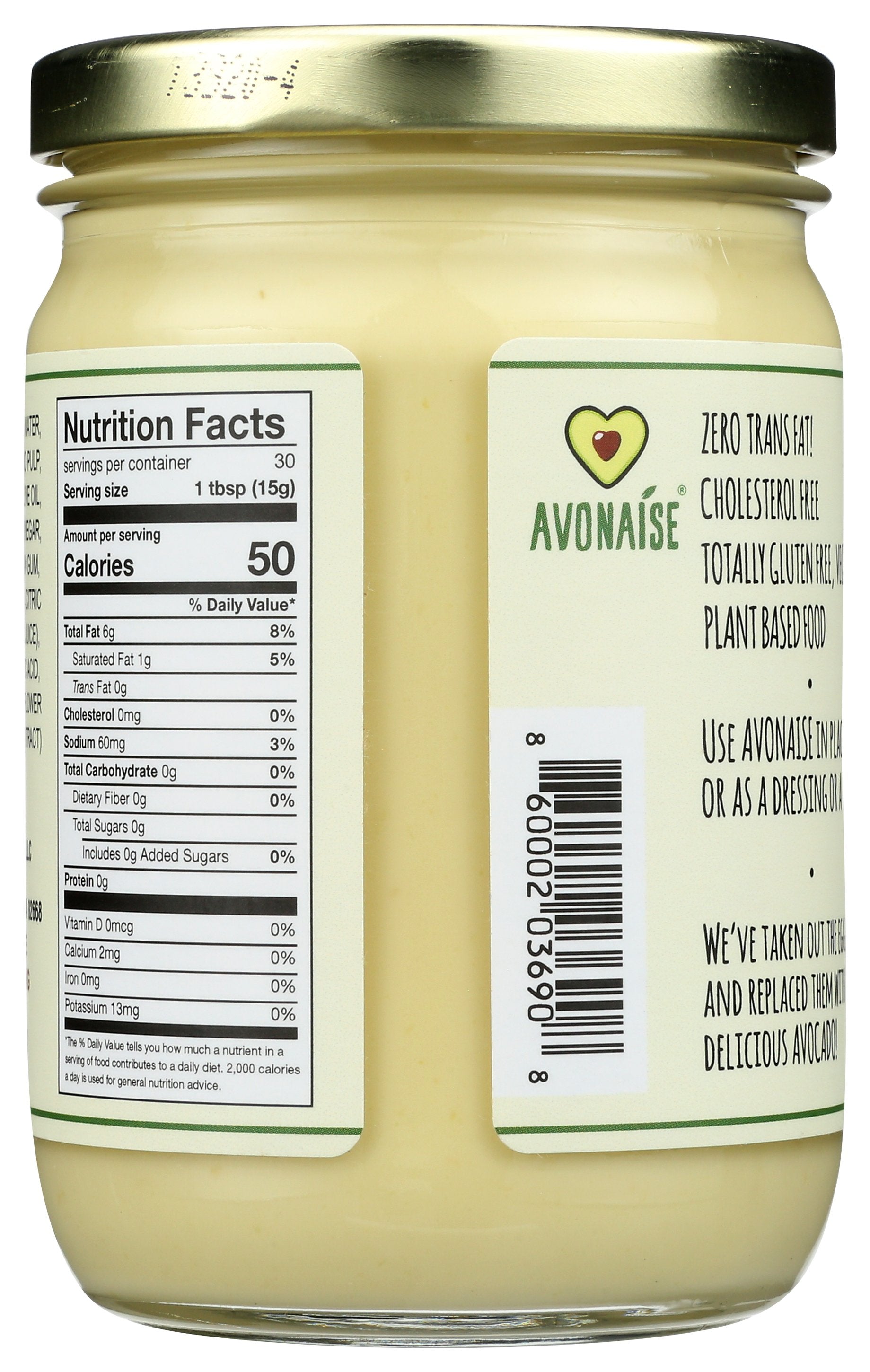 AVONAISE MAYO AVOCADO ORIGINAL - Case of 6