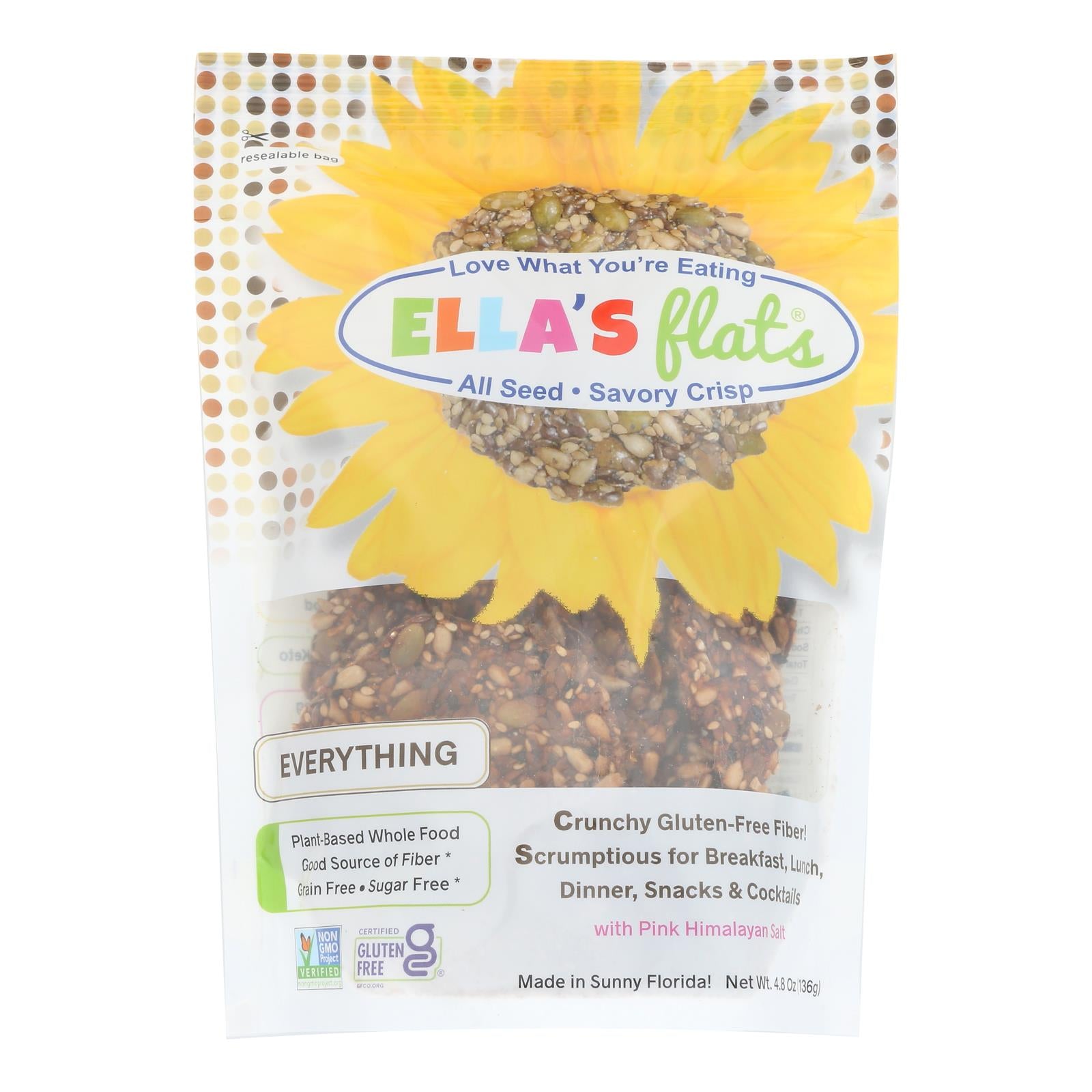 Ella's Flats - Crisp All Seed Everything - Case of 6-4.8 OZ