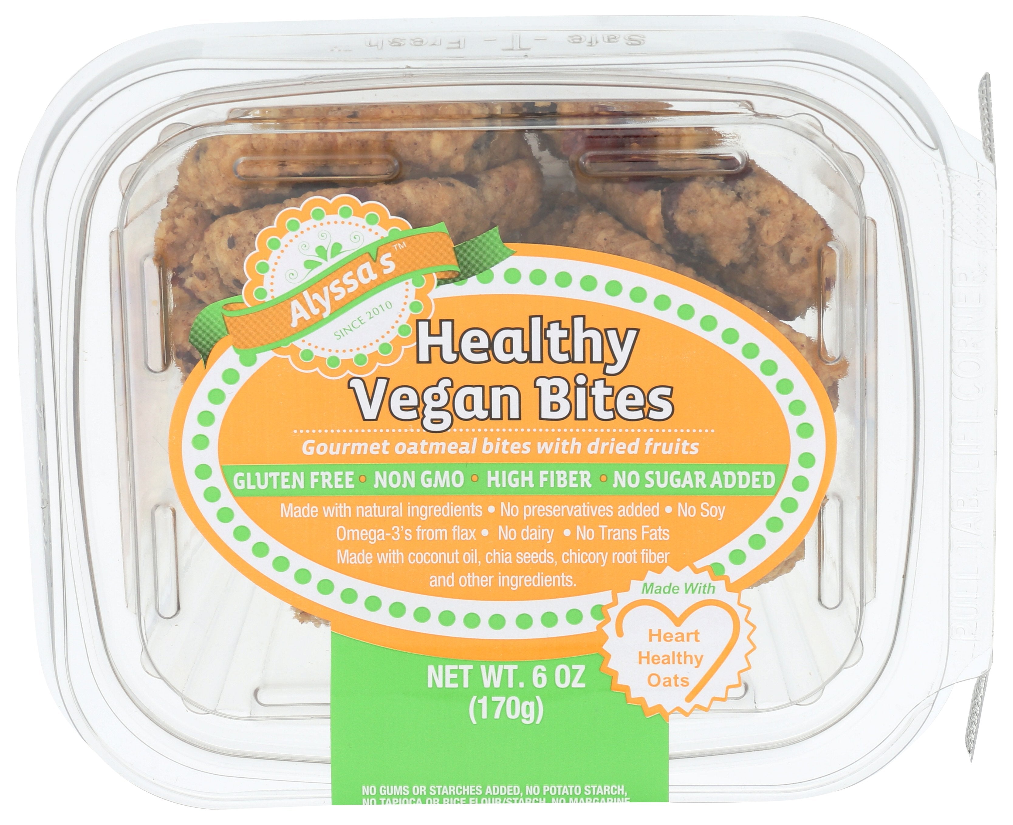 ALYSSAS BITES OATMEAL VGN - Case of 20