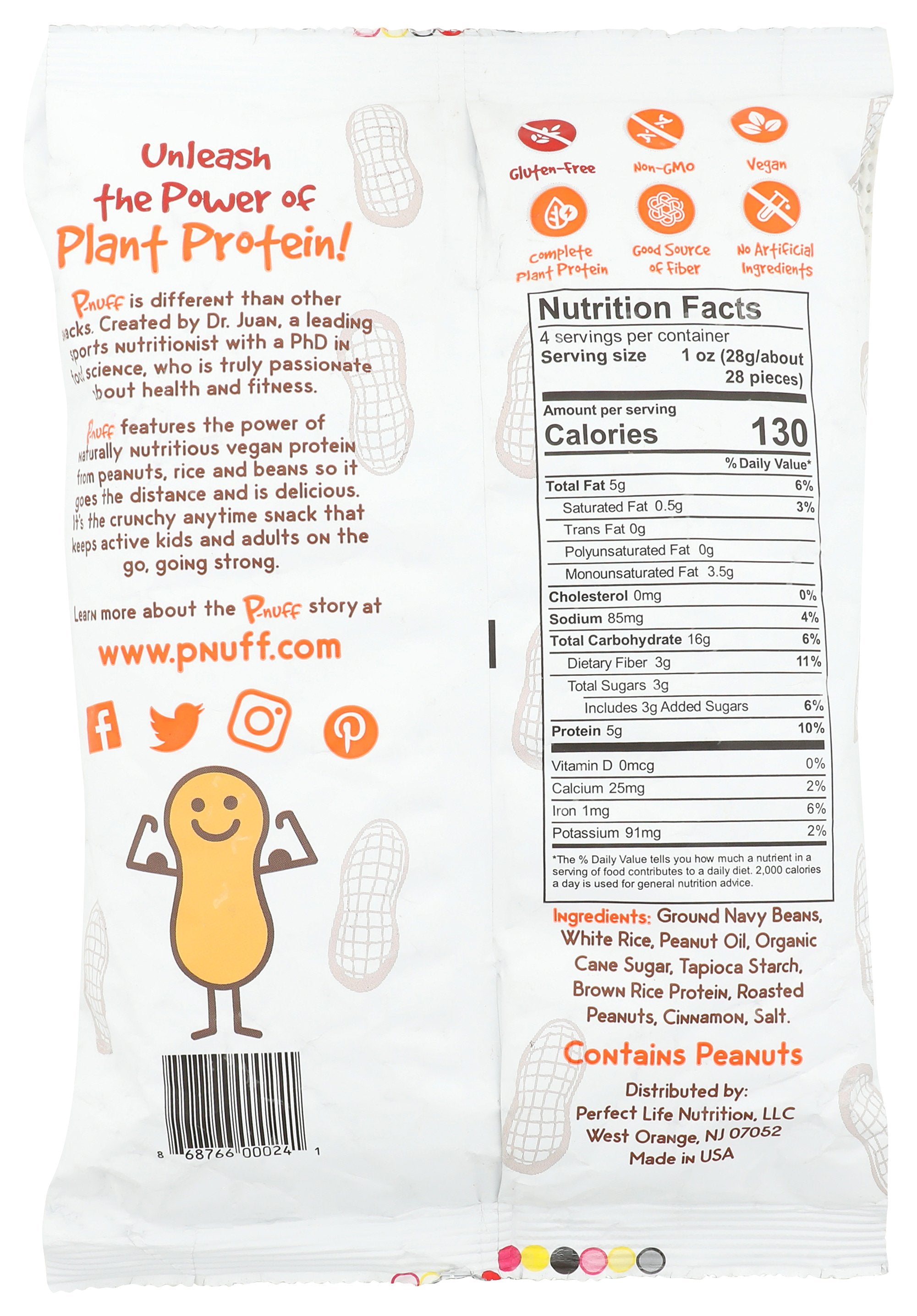 PNUFF PUFFS BAKED PNUT CNMN - Case of 6