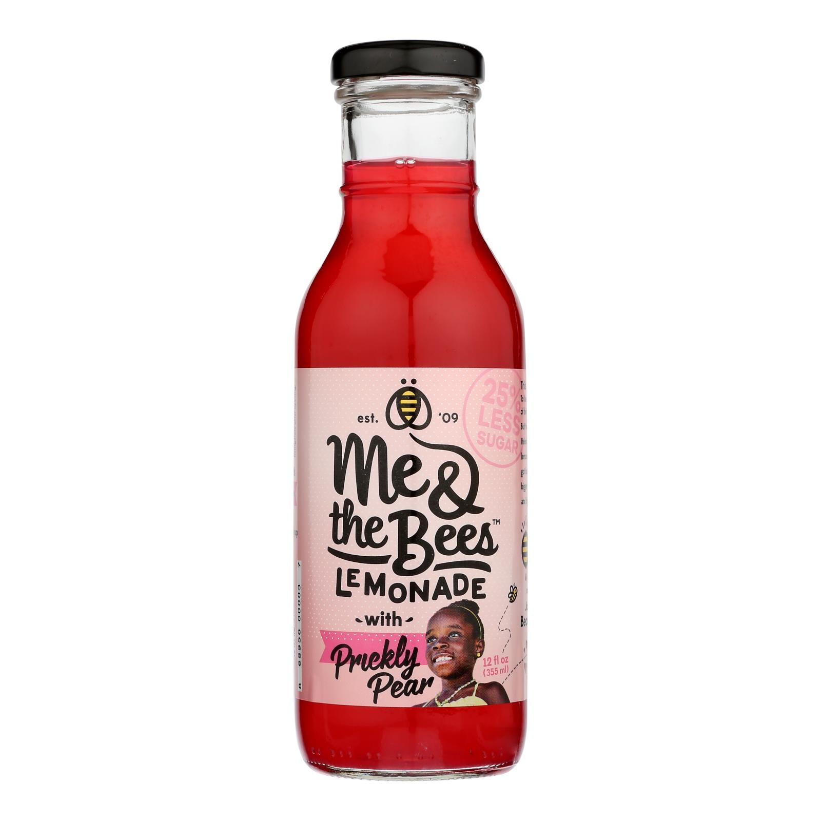 Me and The Bees Lemonade Lemonade - Prickly Pear - Case of 12 - 12 fl oz