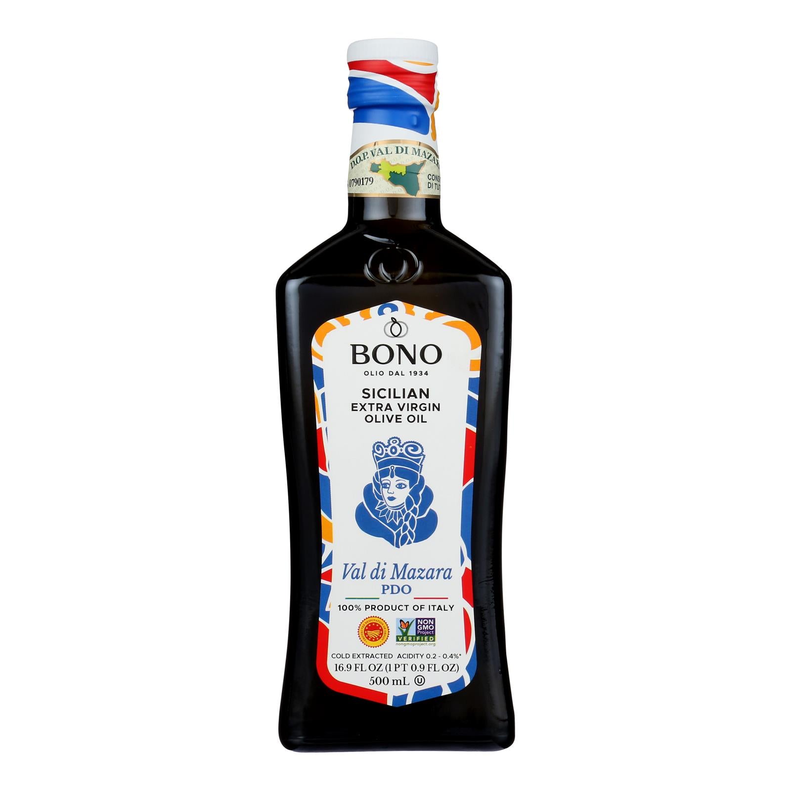 Bono Sicilian Extra Virgin Olive Oil - Case of 6 - 16.9 FZ