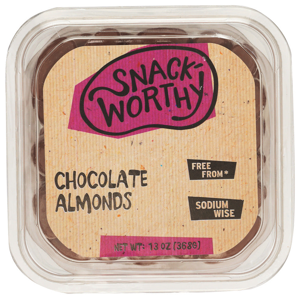 Snackworthy Almond Chocolate - Pack of 12 - 13 oz