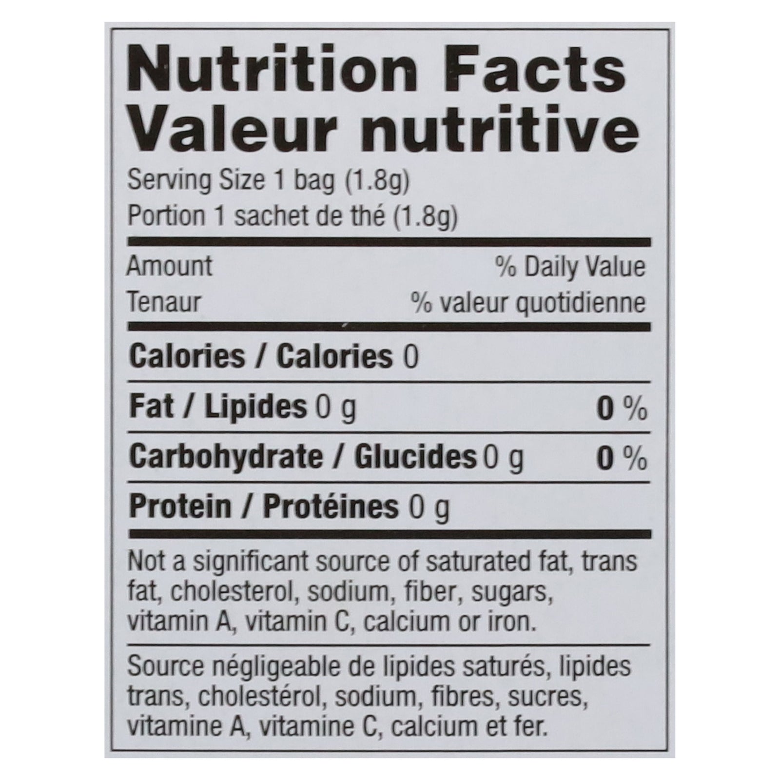 Uncle Lee's Imperial Organic Peppermint White Tea - 18 Tea Bags