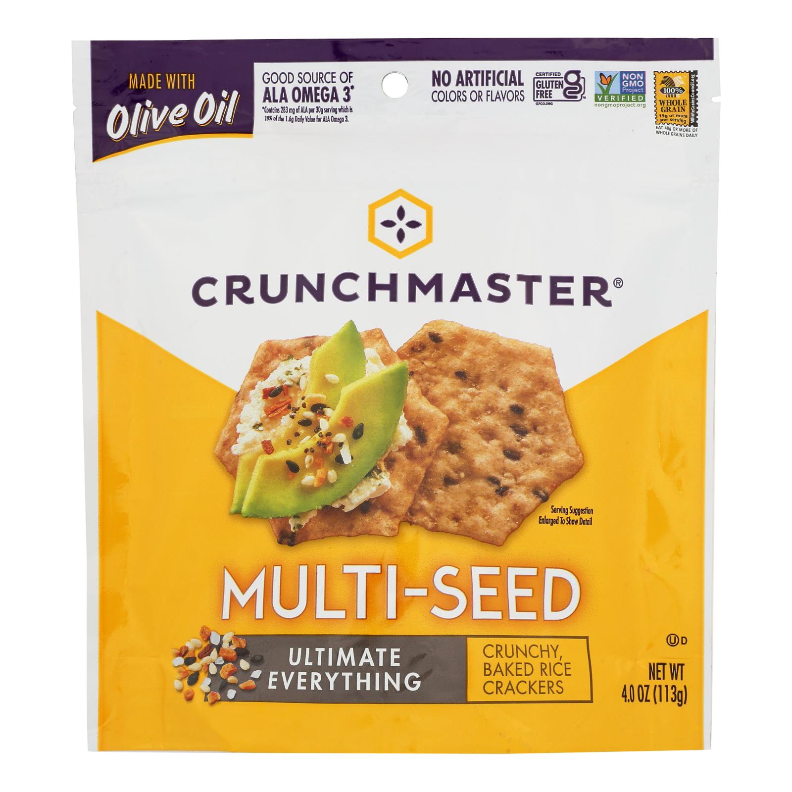 Crunchmaster - Mltisd Cracker Ult Everythng - Case Of 12 - 4 Oz