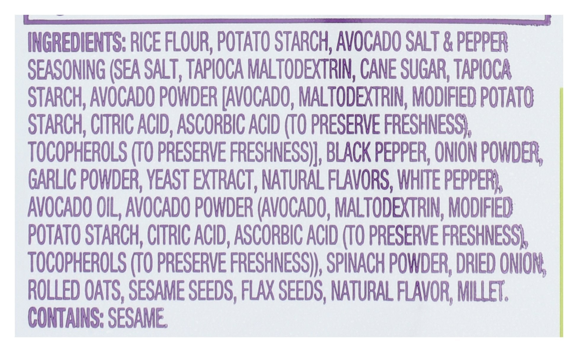 CRUNCHMASTER CRACKER AVOCADO TOAST S&P - Case of 12