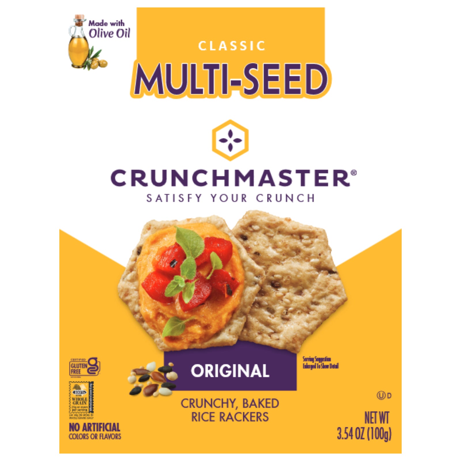 Crunchmaster - Mltsd Cracker Original - CS of 6-3.54 OZ