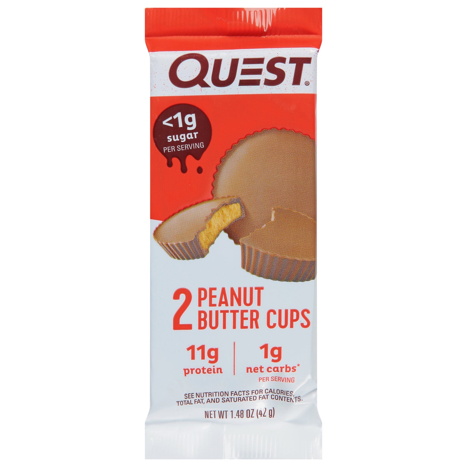 Quest - Peanut Butter Cups - CS of 12-1.48 OZ