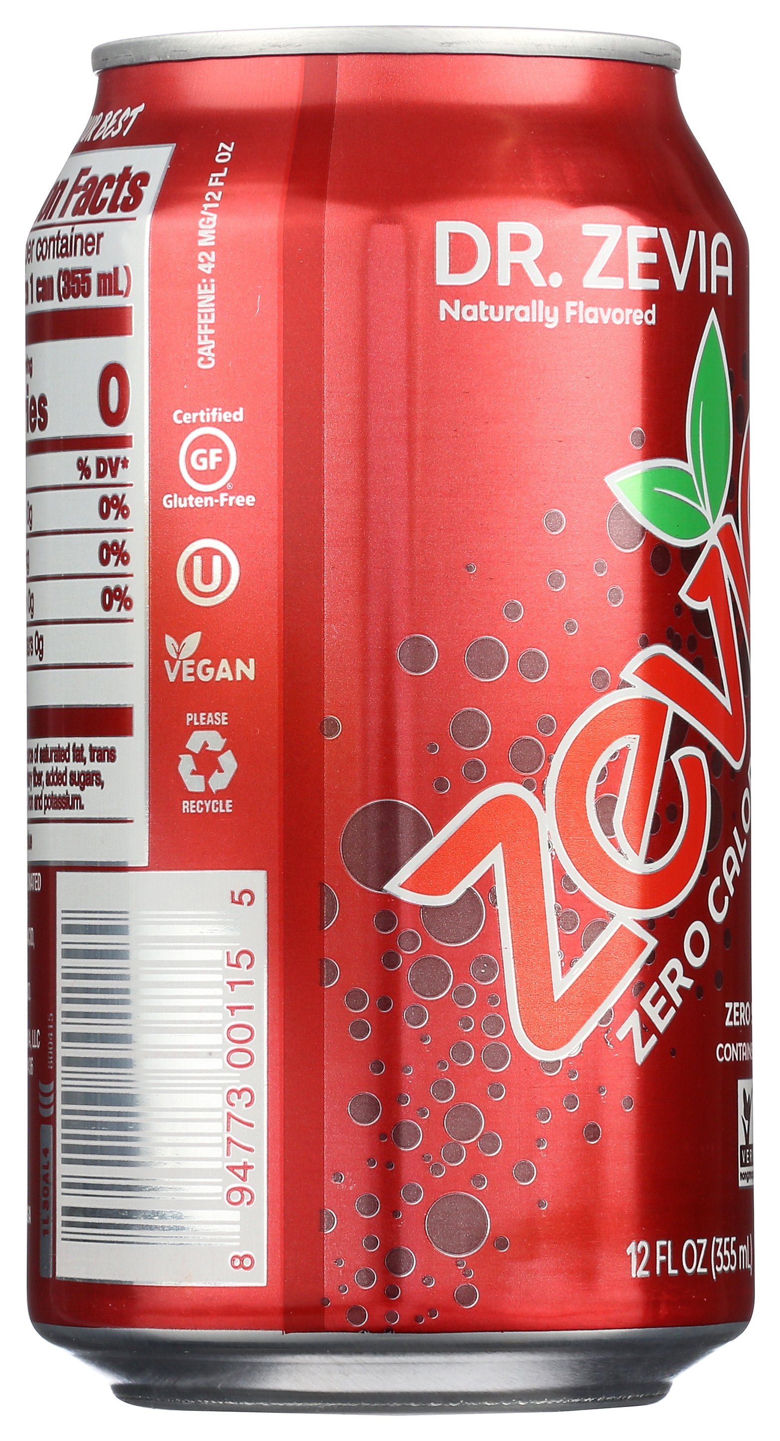 ZEVIA SODA DR ZEVIA DIET NATRL 6PK - Case of 4
