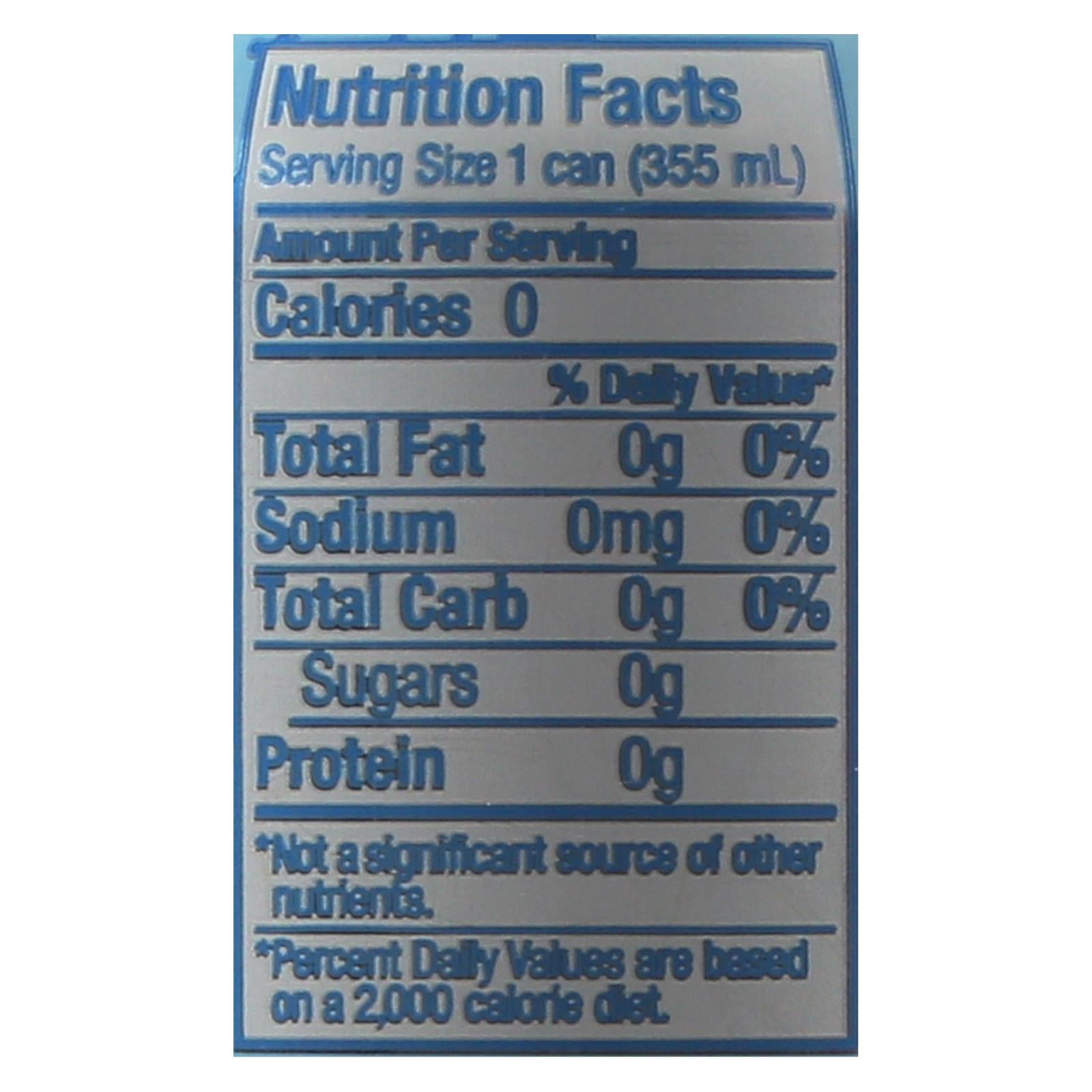 Zevia - Soda Cola Cafe Free Zero Calorie - Case of 4-6/12 Fluid Ounces