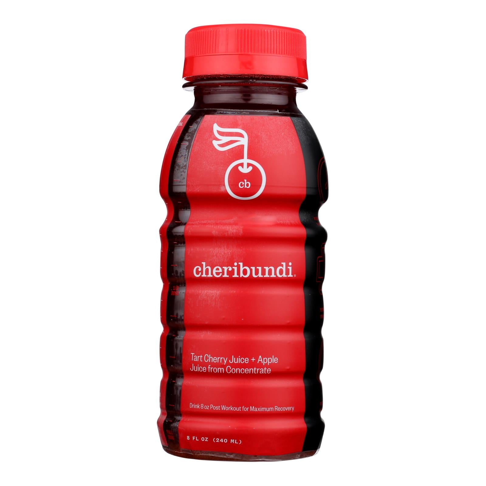 Cheribundi Tart Cherry Juice With Reconstituted Apple Juice - Case of 12 - 8 FZ