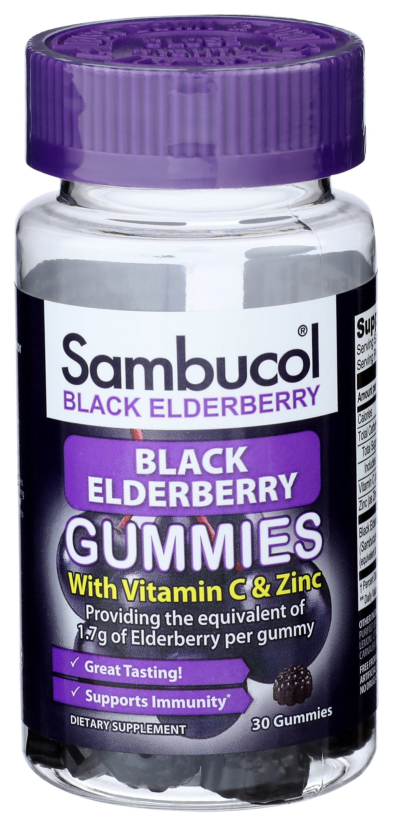 SAMBUCOL GUMMIES BLACK ELDERBERRY