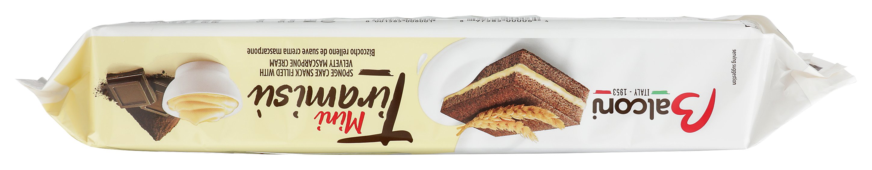 BALCONI SNACK CAKE MINI TIRAMISU - Case of 15