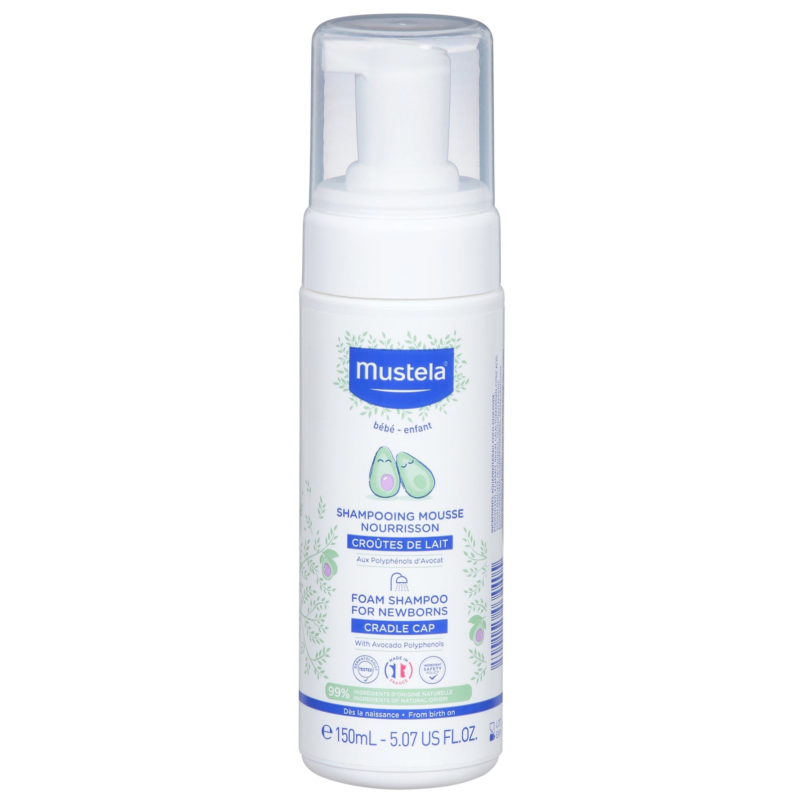 Mustela - Shampoo Foam Newborns - EA of 1-5.07 FZ