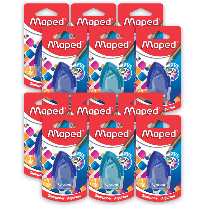 MAPED - Tonic 1 Hole Sharpener, Pack of 12
