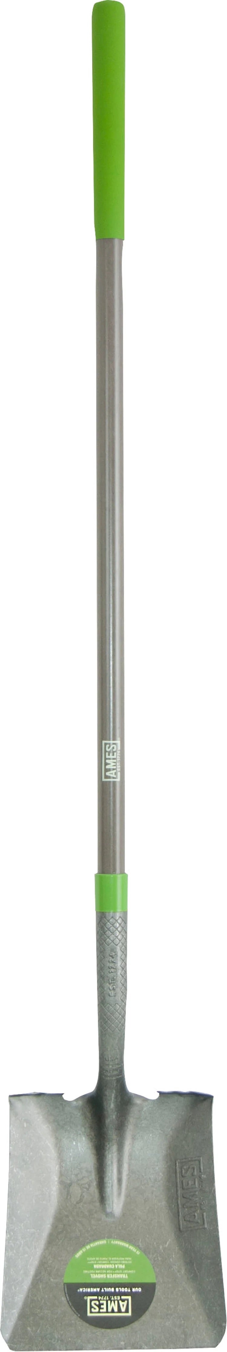 Ames Square Point Shovel Fiberglass Handle
