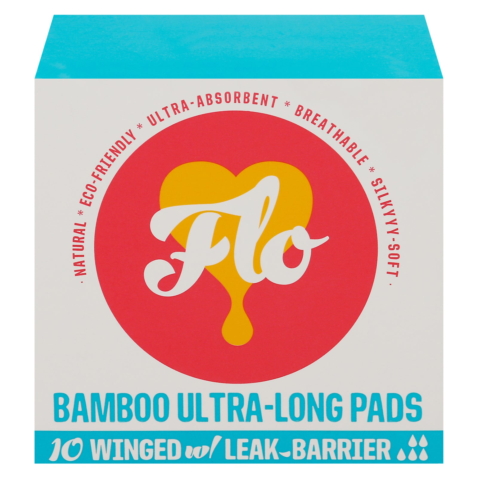 Flo - Pads Bamboo Wing Ult-long - CS of 8-10 CT