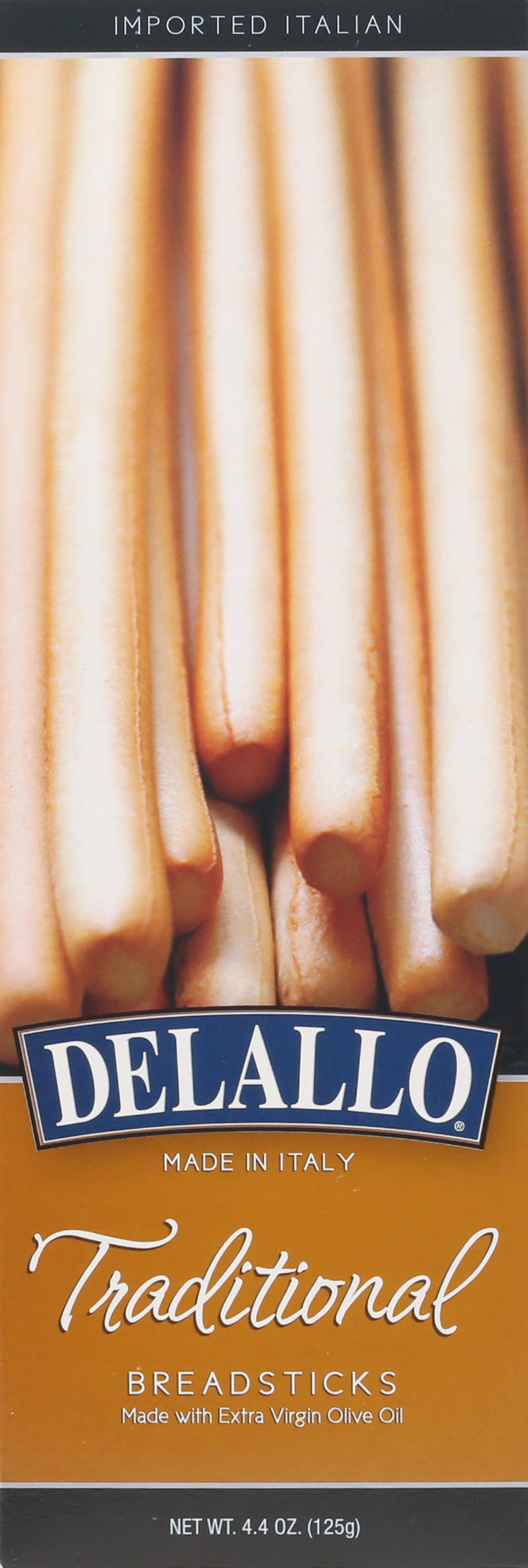 Delallo Traditional Breadsticks 4.4 oz - Case of 12